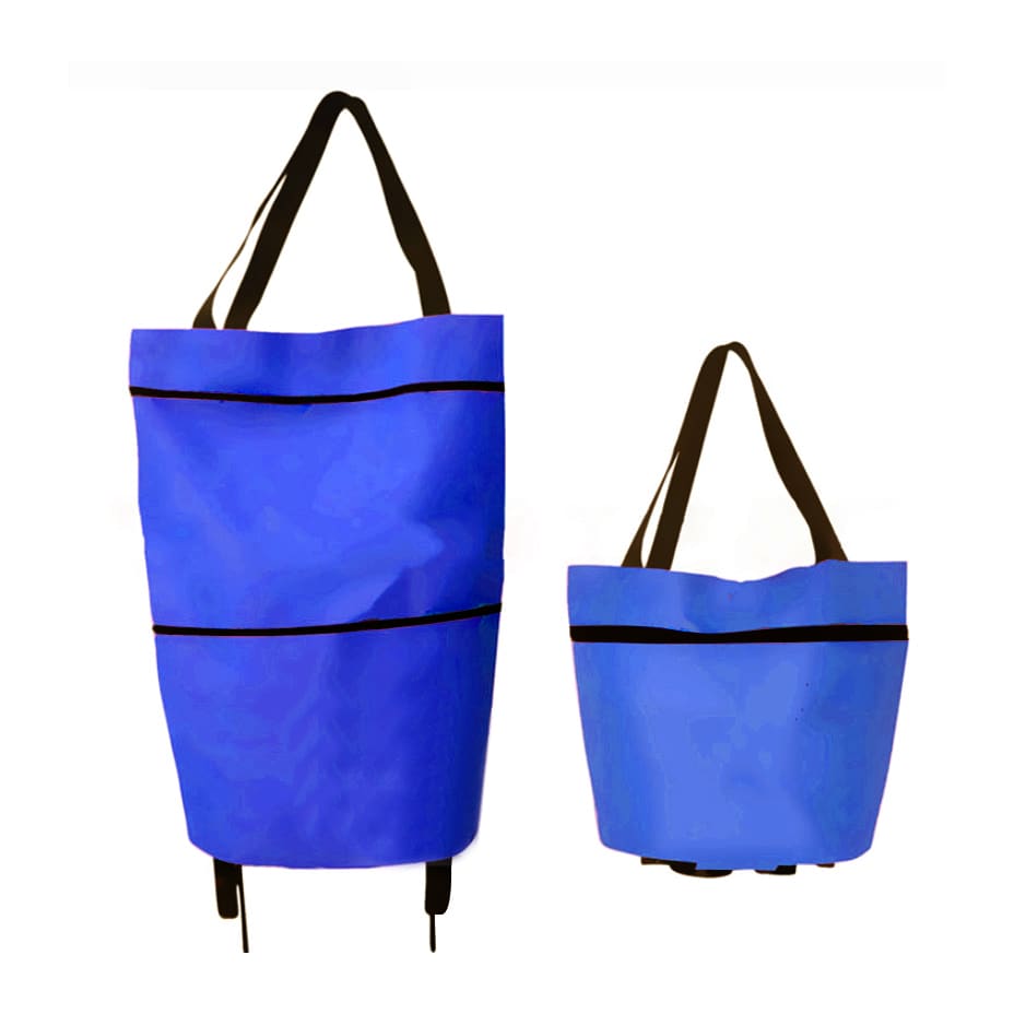 2 in 1 Collapsible Shopping Trolley Bag