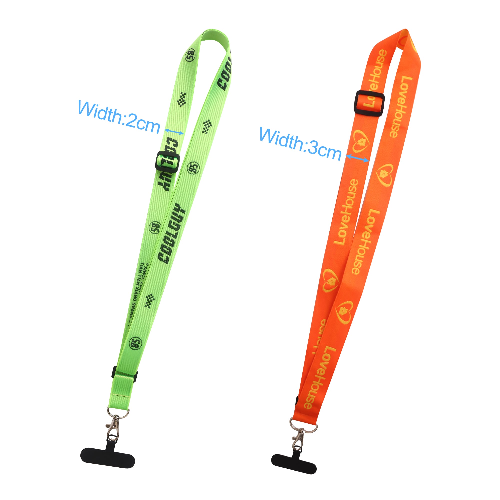 Alternative view of Adjustable Woven Phone Lanyard