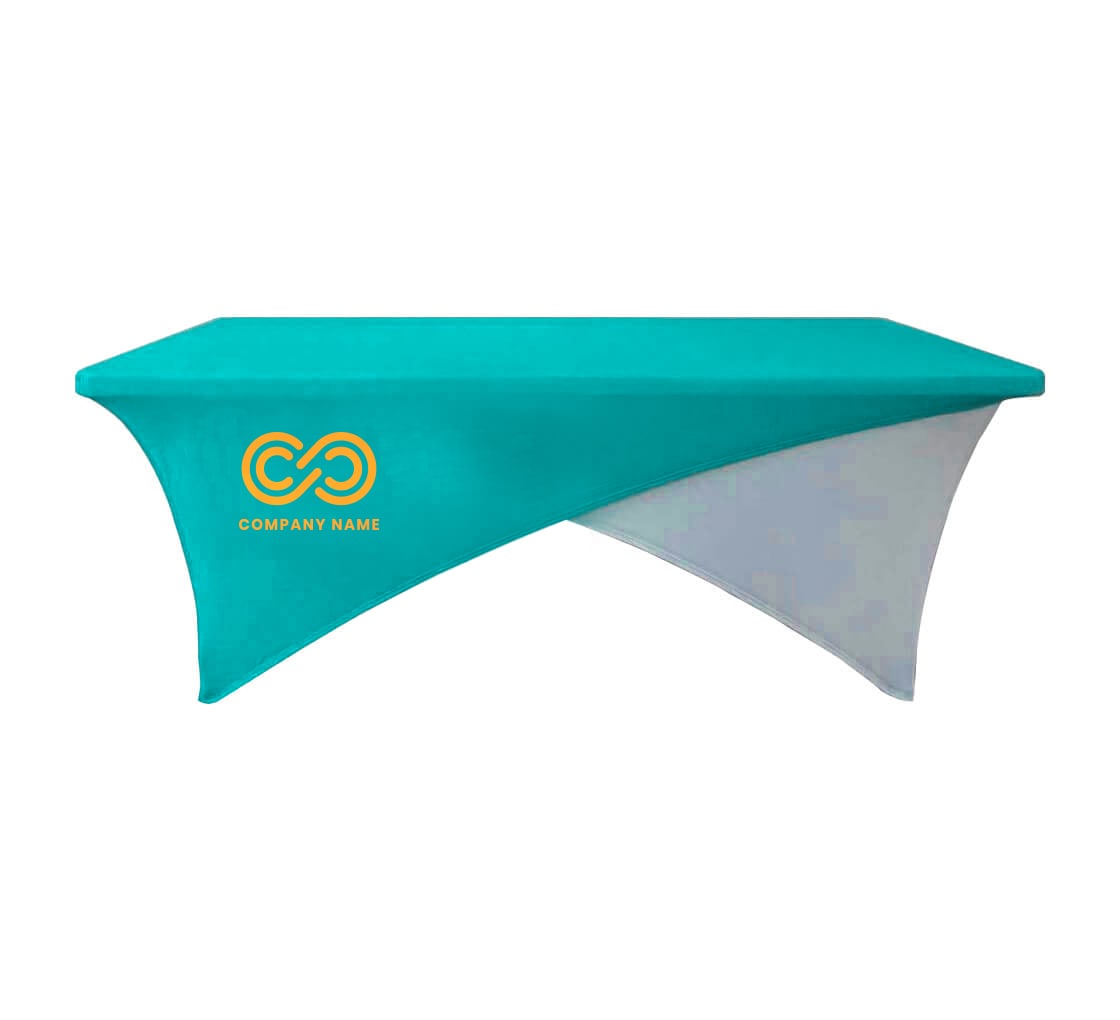 Alternative view of Cross-over Stretch Table Cloth * 4ft