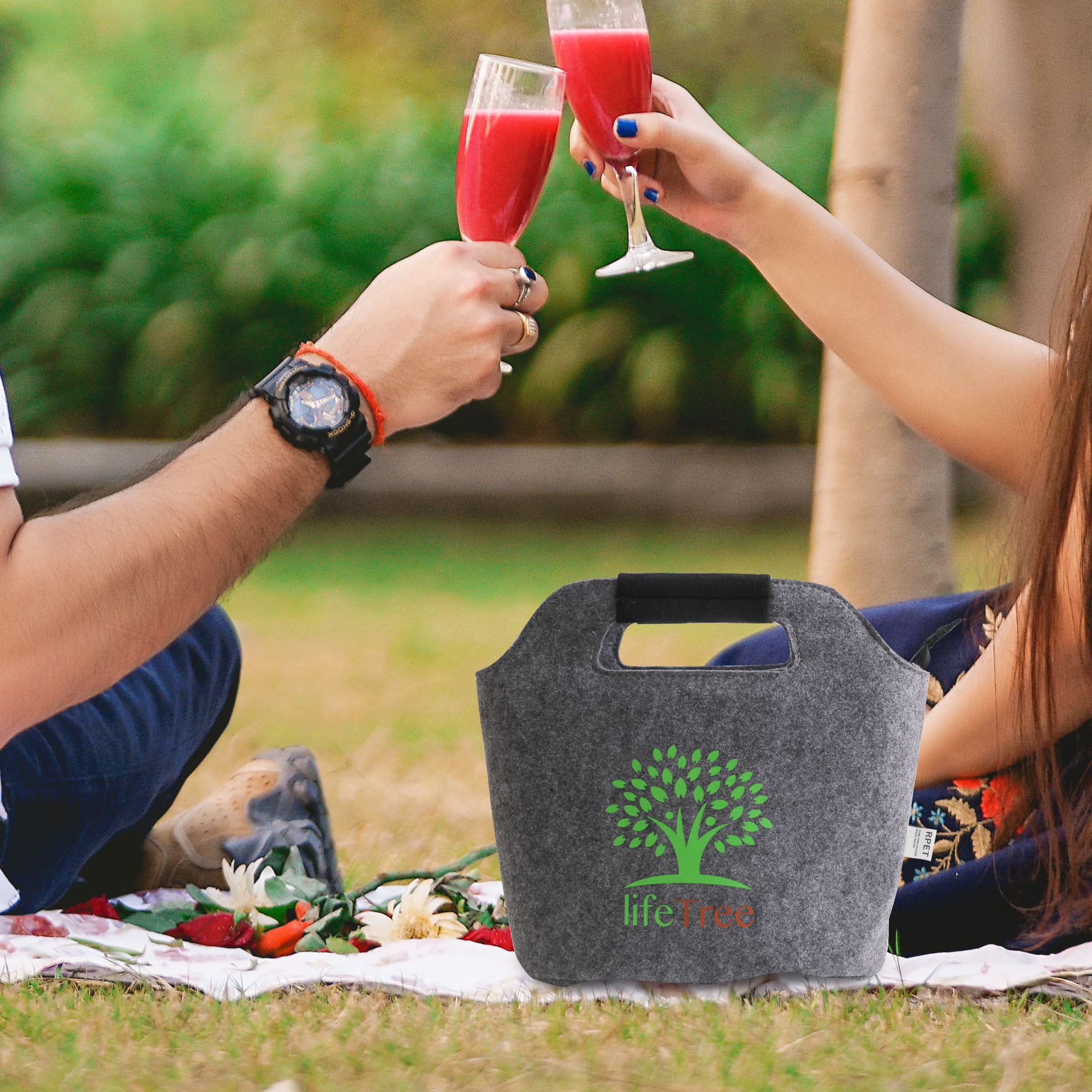 Felt Material Virgo Cooler Bag