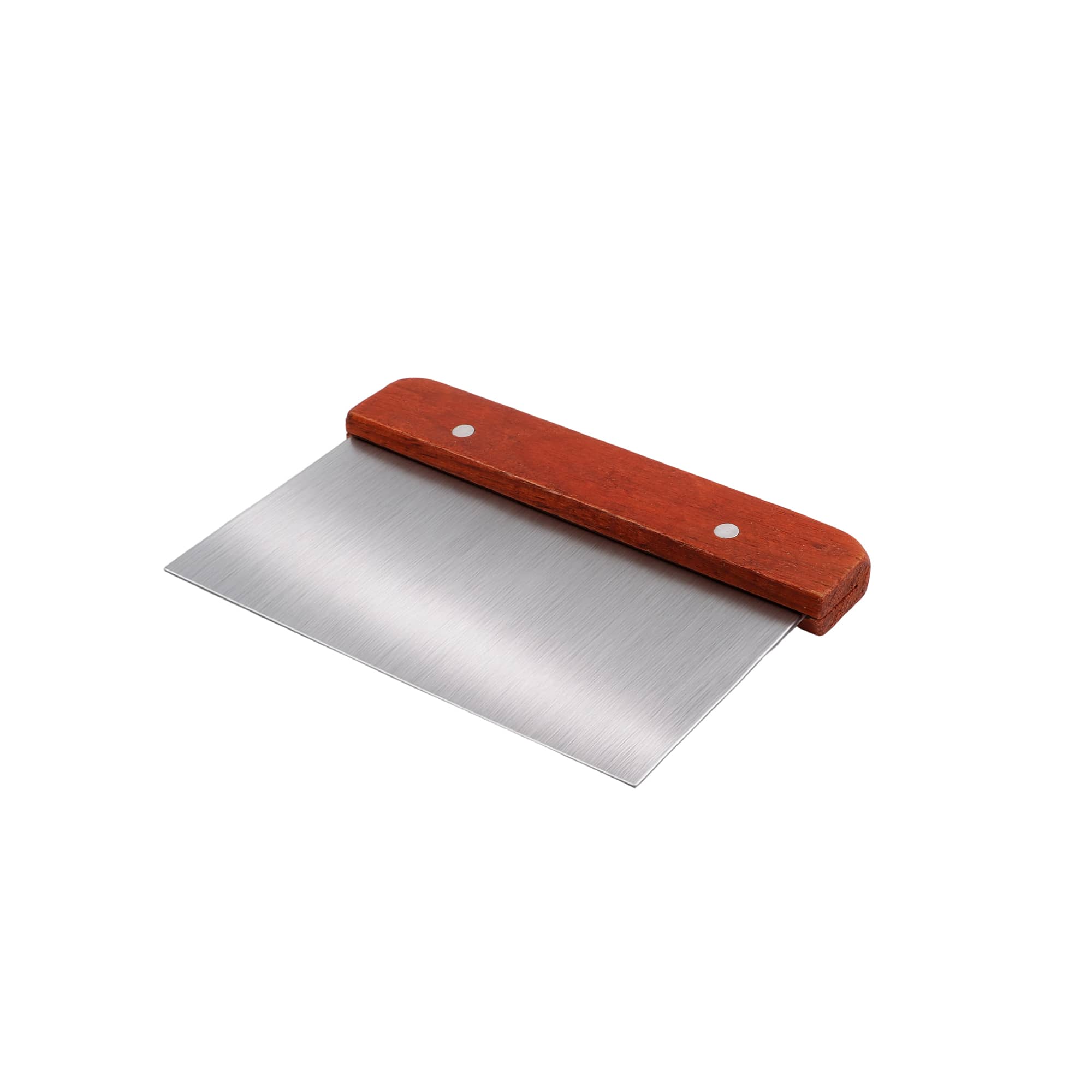 Alternative view of Stainless Steel Dough Scraper with Wood Handle