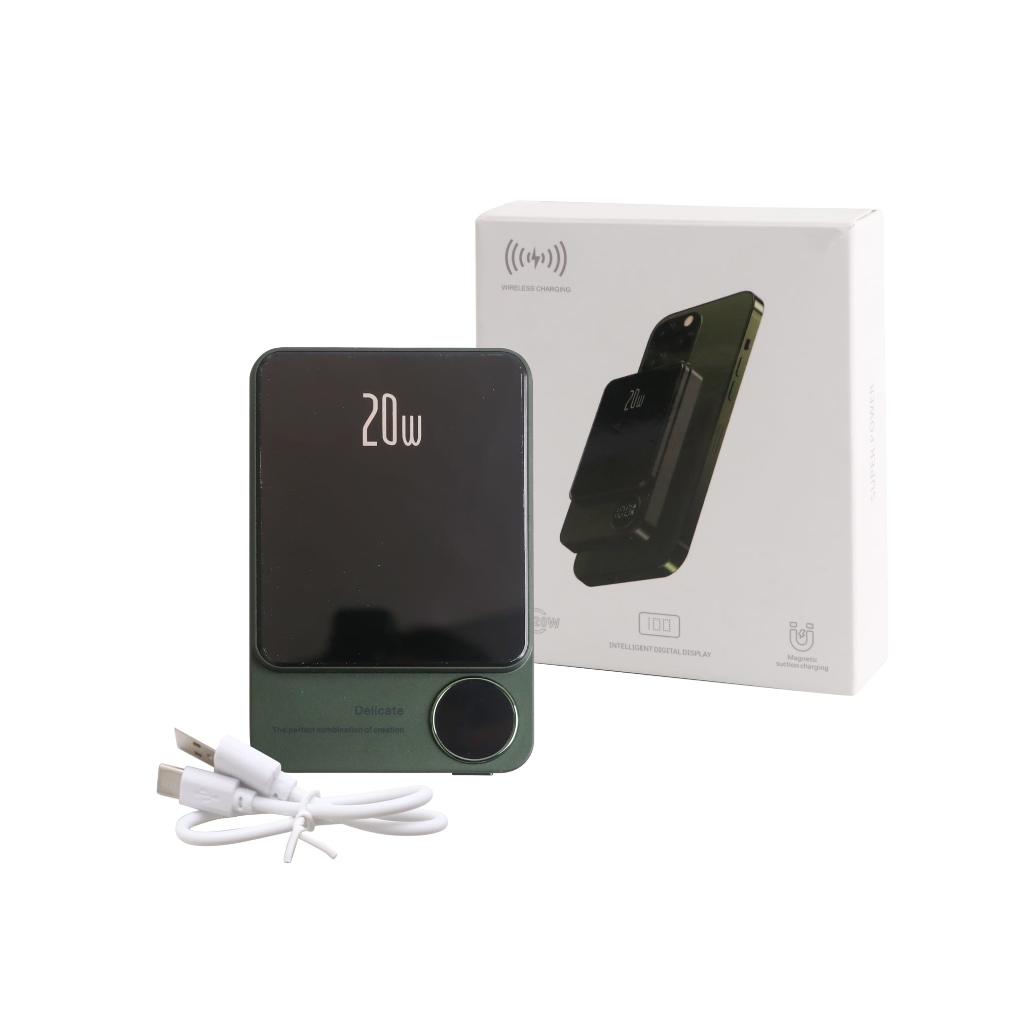 10000mAh Magnetic Wireless Power Bank - PCB175 Image