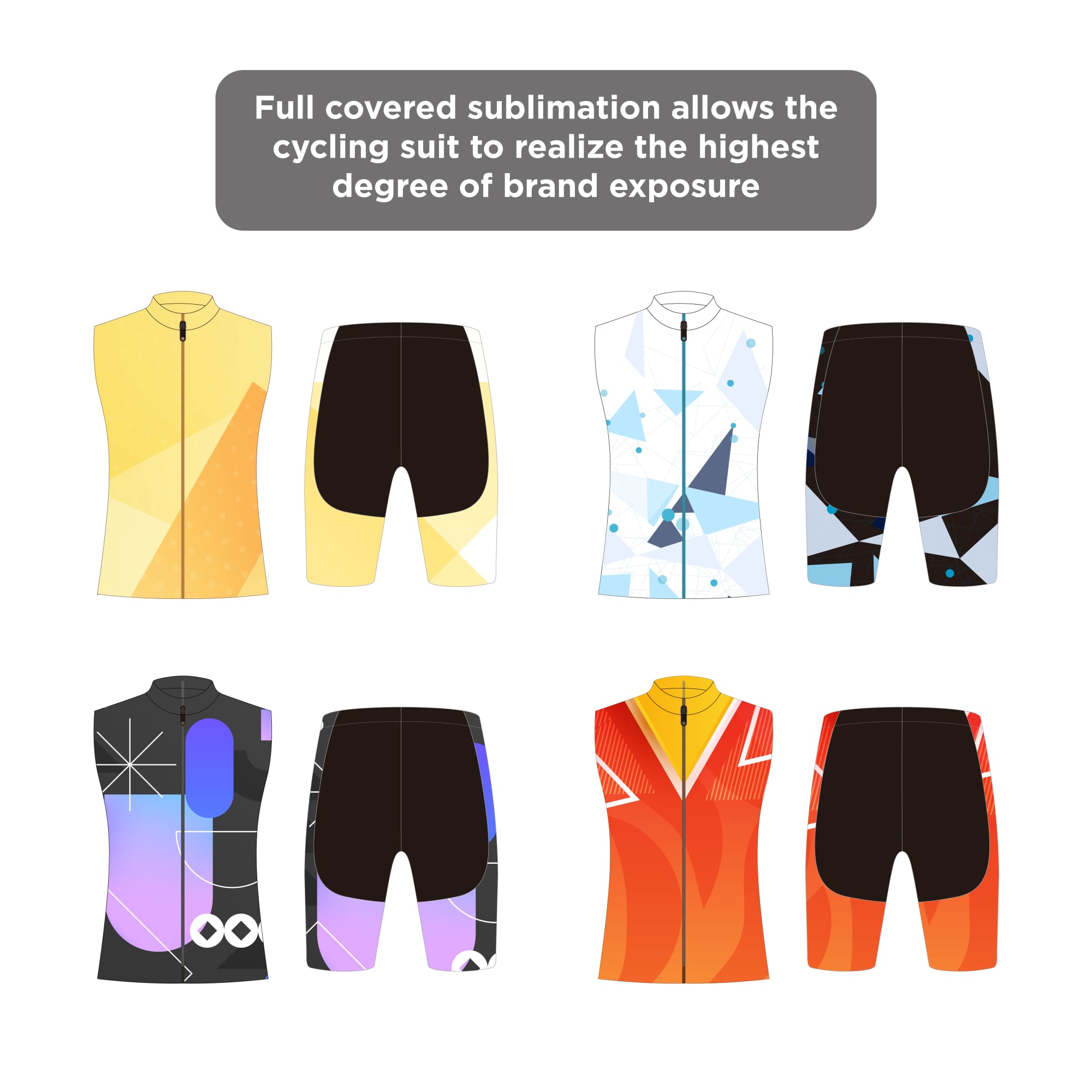 Men's Sublimated Cycling Shorts - PCC033 Image