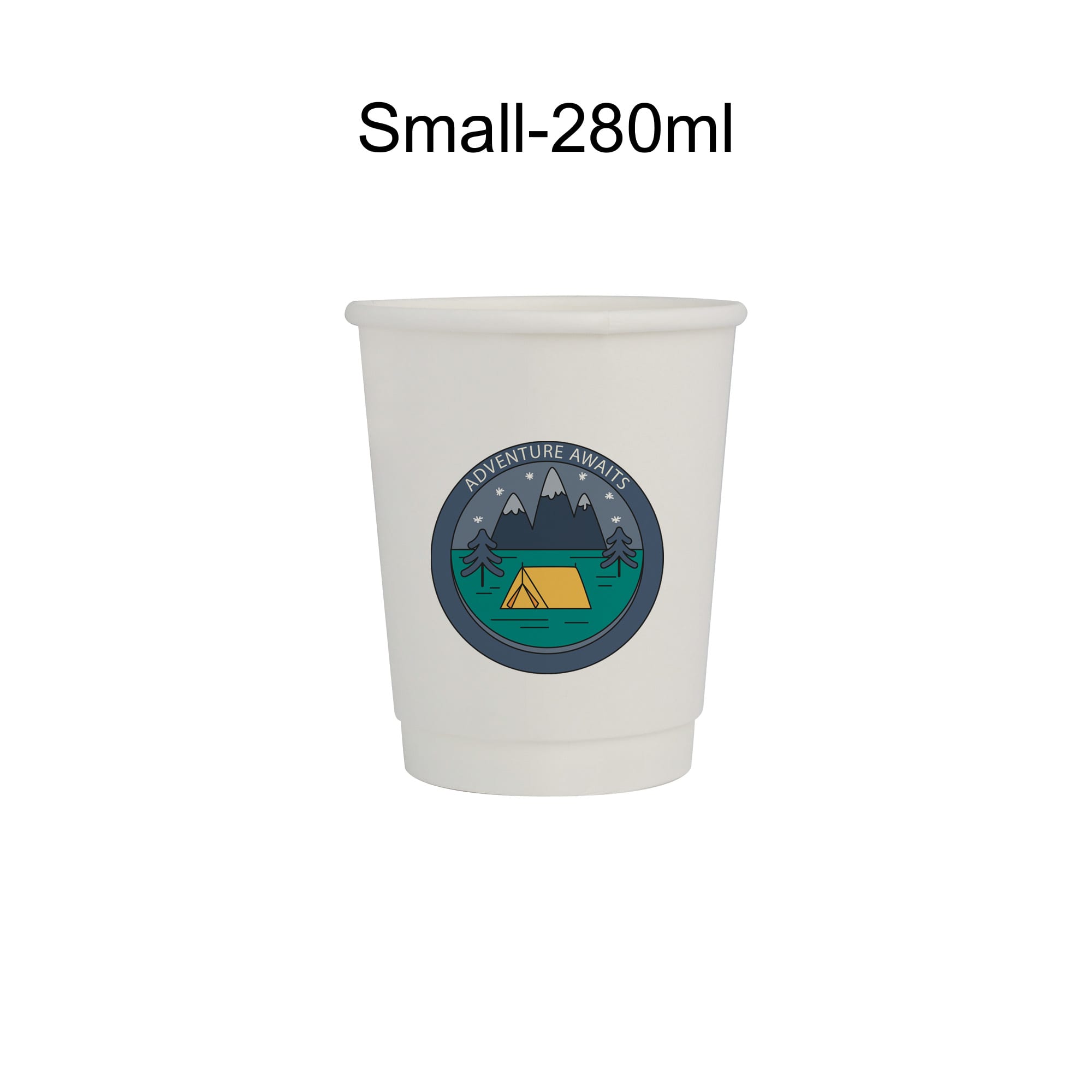 Alternative view of Custom Disposable Double Wall Paper Cups