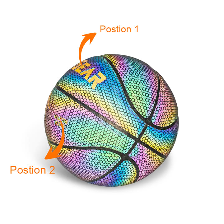 Holographic Glowing Basketball - PCH892 Image 