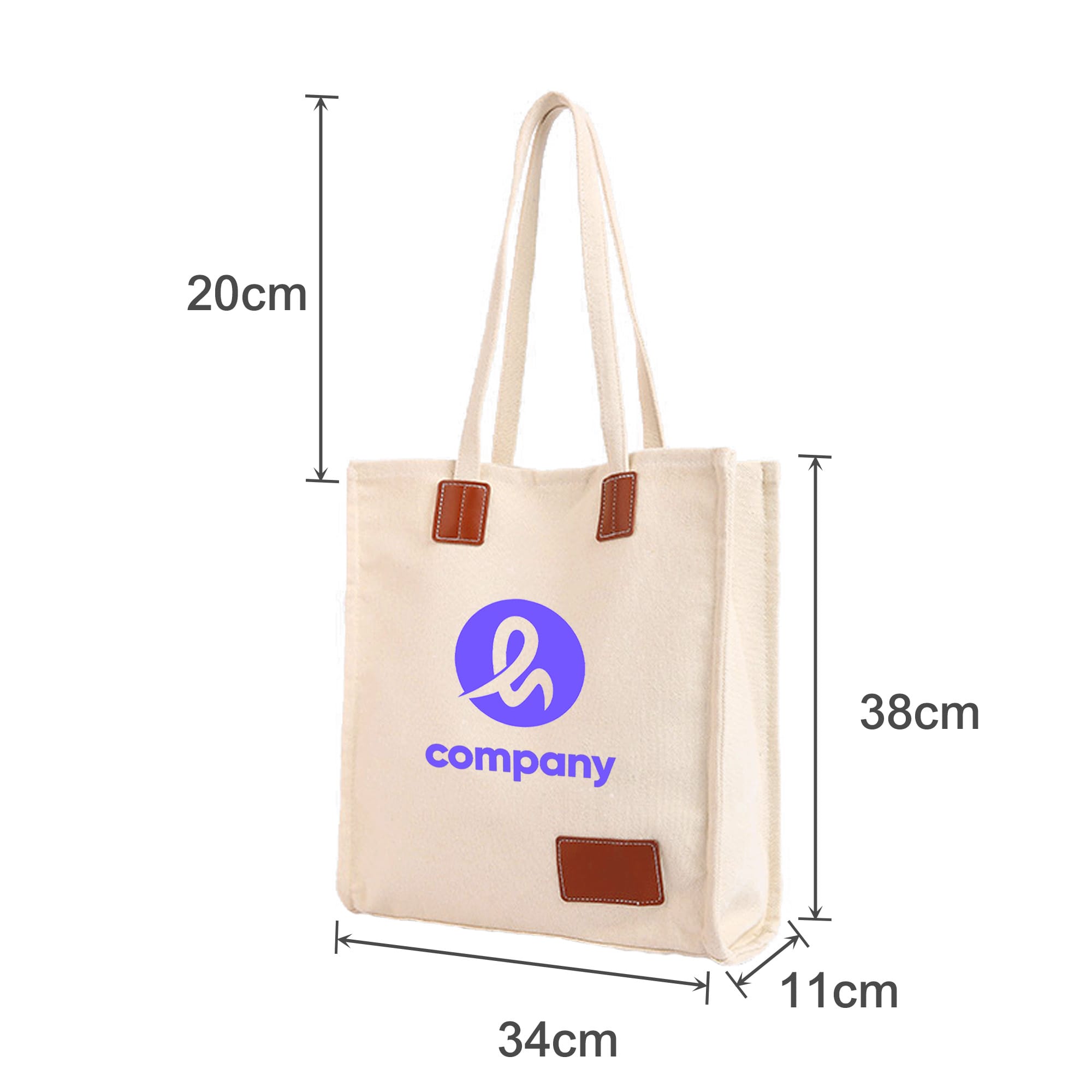 Alternative view of 450gsm Canvas Bag With Magnetic Snap