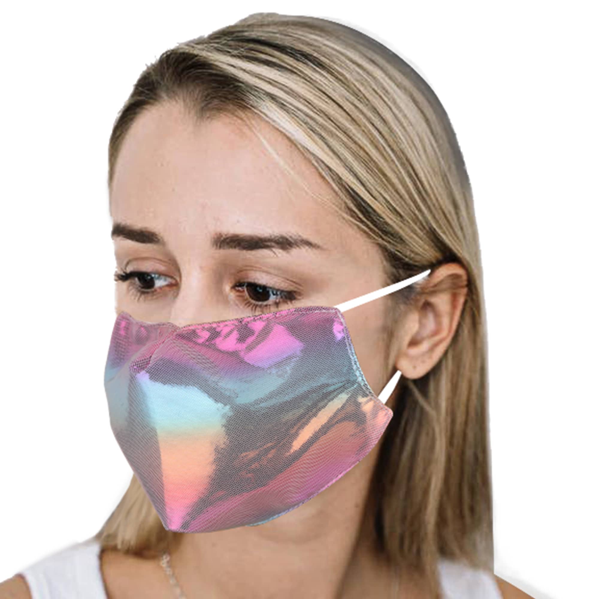 2-Ply Polyester Stylish Reusable Face Mask- 5 designs available - PCA065 Image
