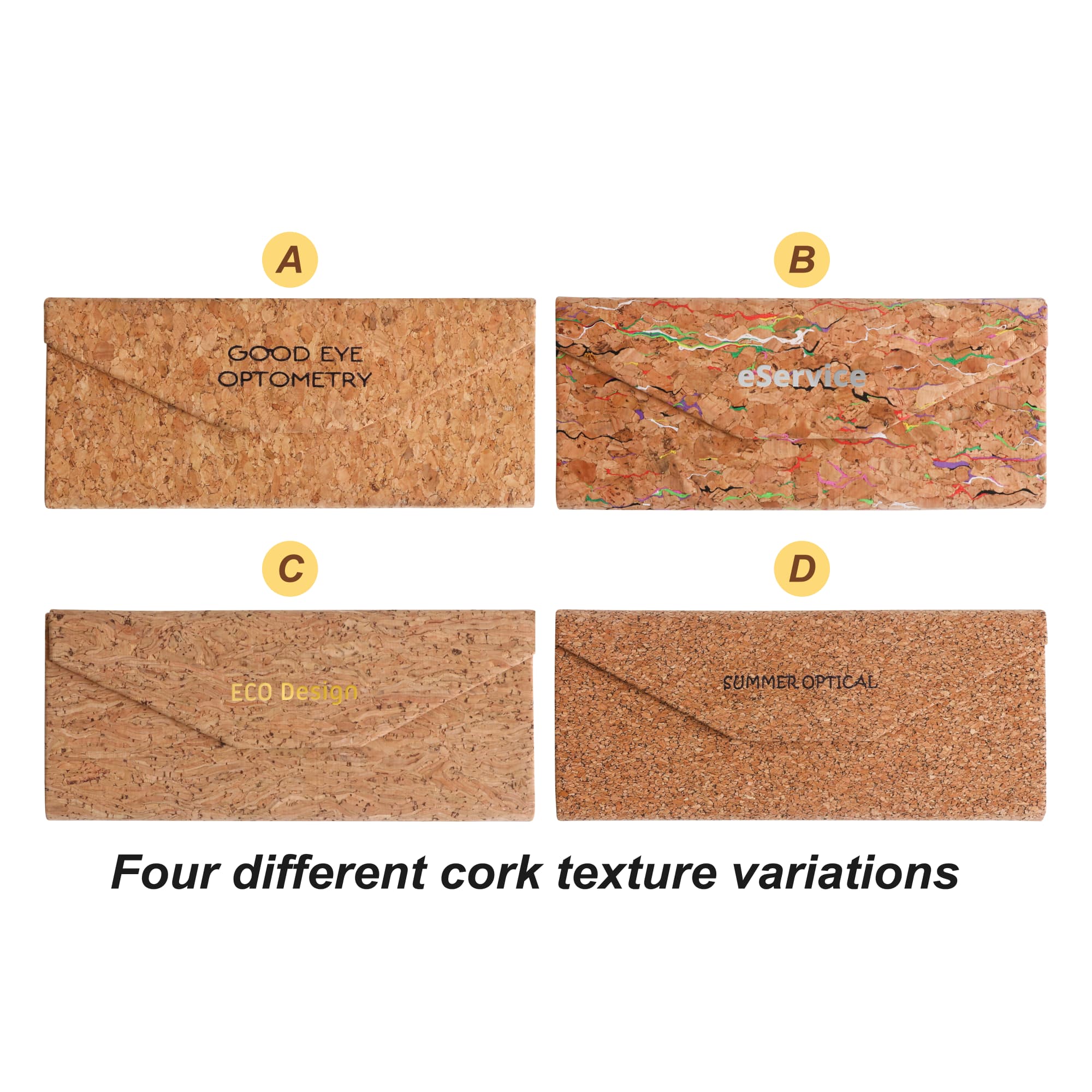 Alternative view of Foldable Cork Glasses Case