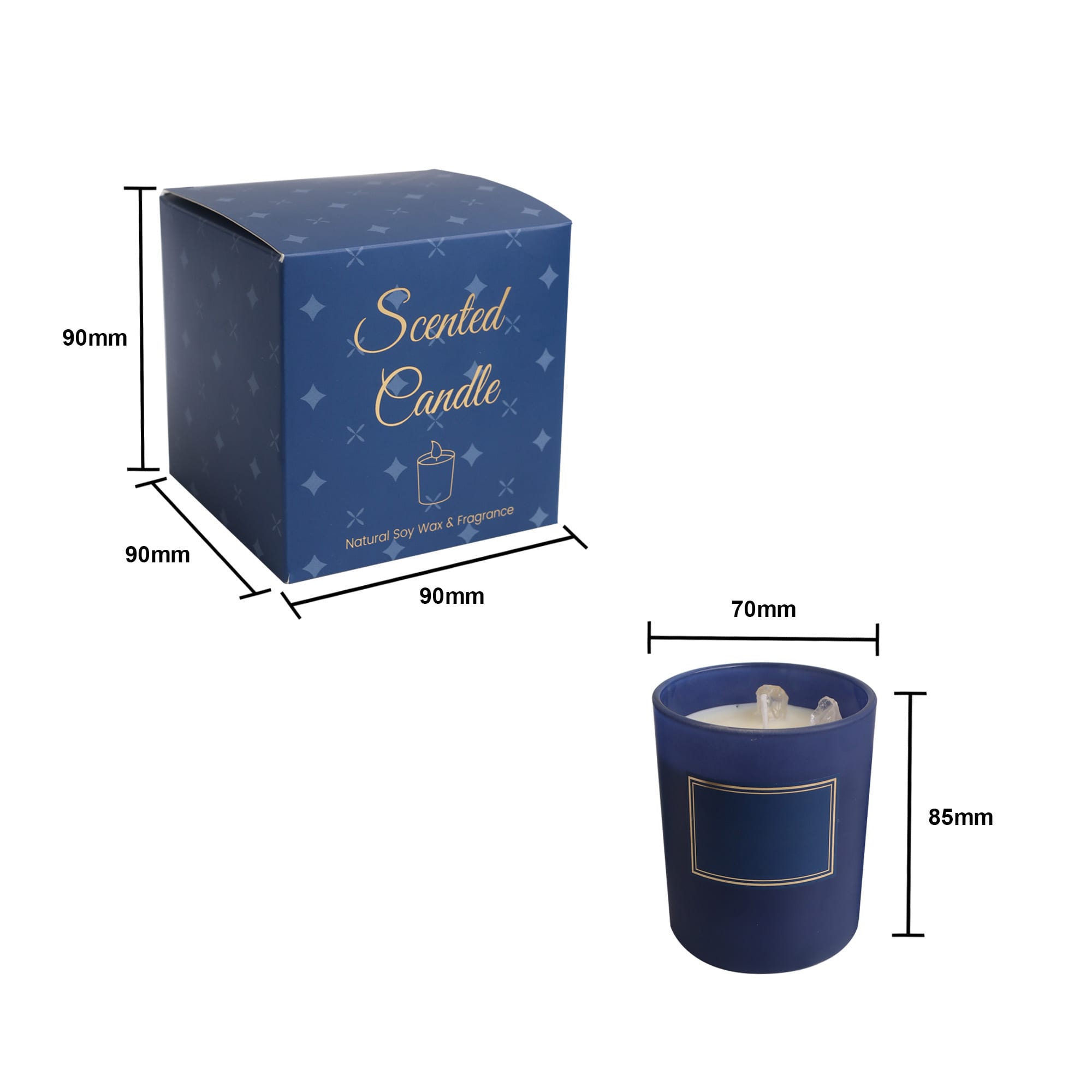 6.6oz Glass Candle - PCHC018 Image 