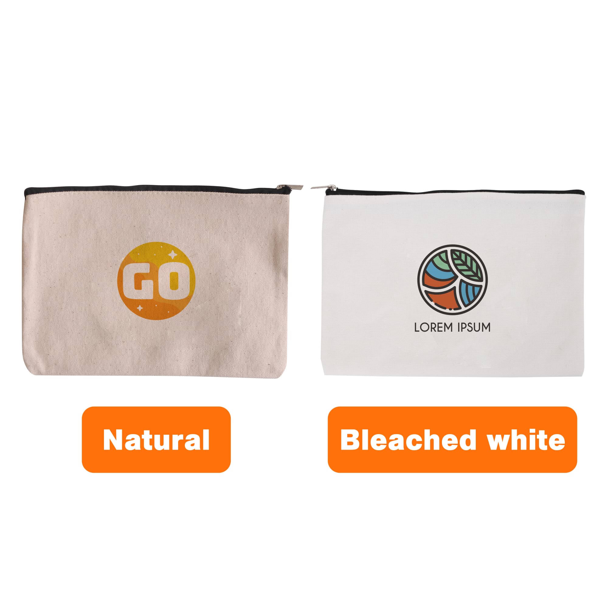 Rectangle Canvas Cosmetic Bag - PCBC115 Image