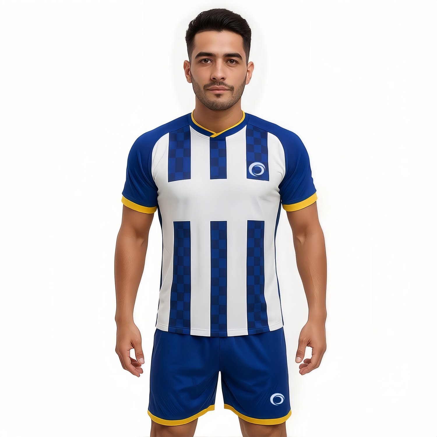 Alternative view of 100% Polyester Sublimated Breathable Soccer Shorts