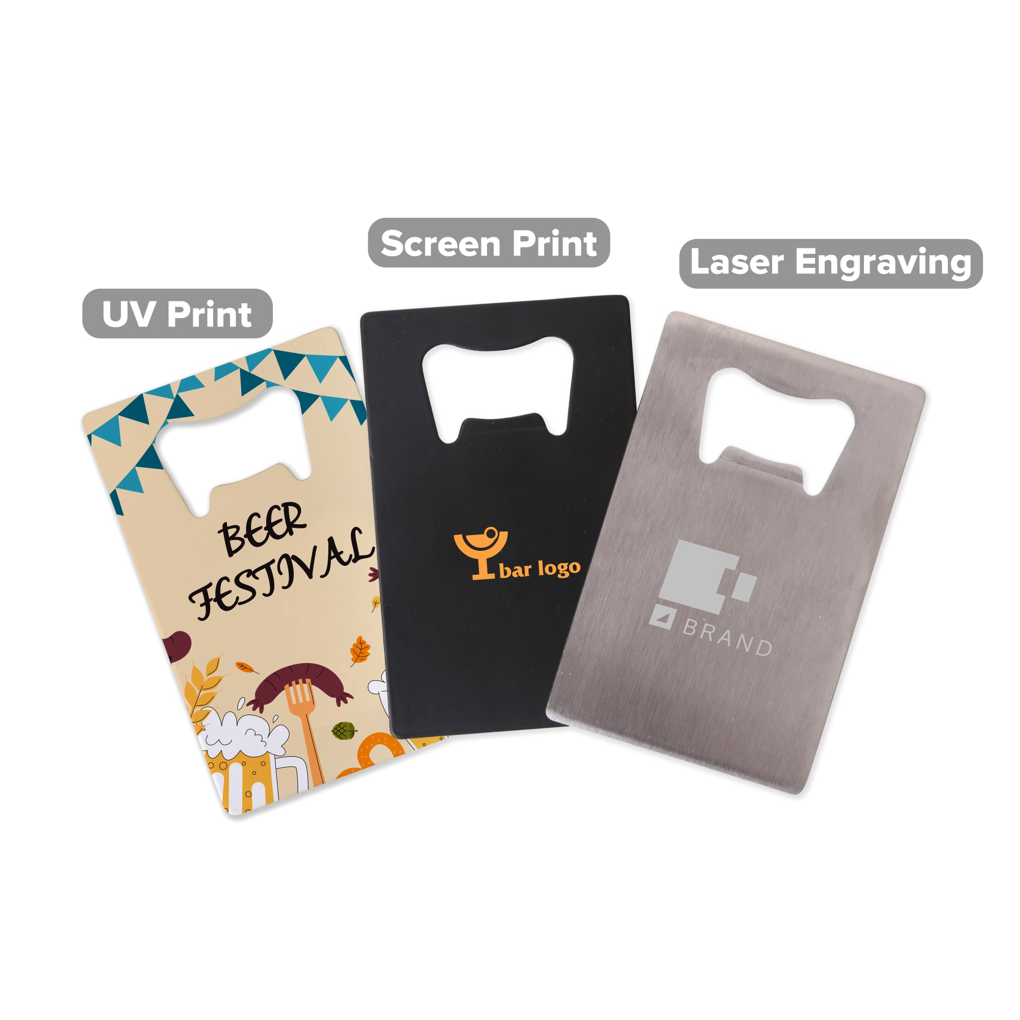 Card Shape Bottle Opener - PCH662 Image 