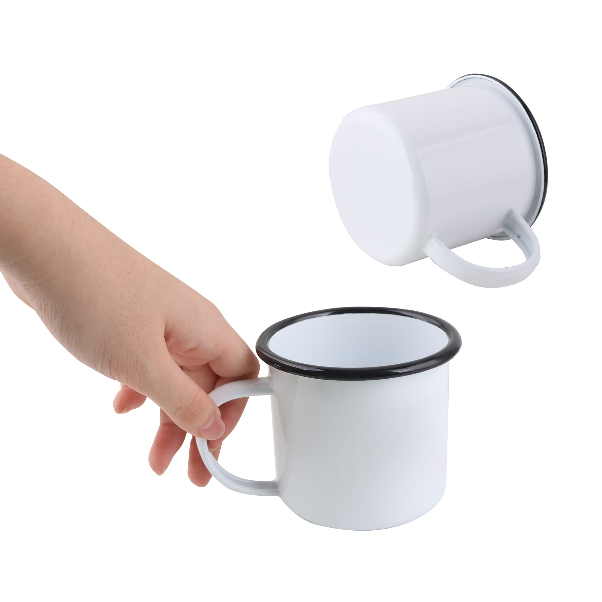 350ml Enamel Camping Mug - PCH313 Image 