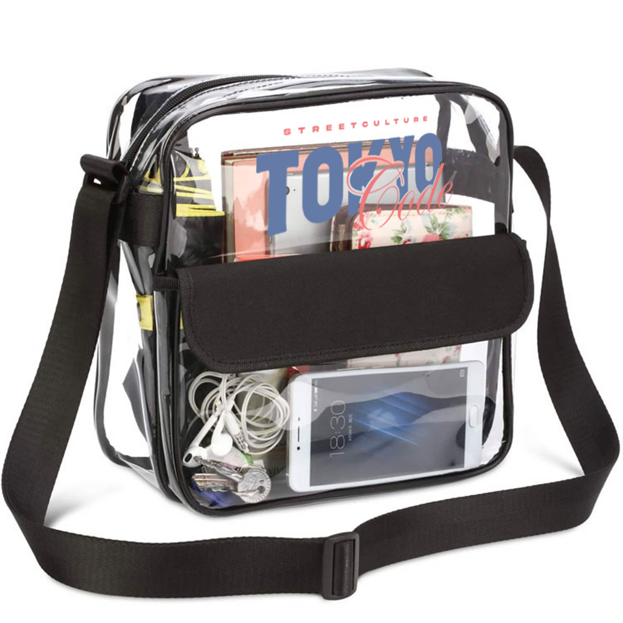 Alternative view of Clear Shoulder Crossbody Bag