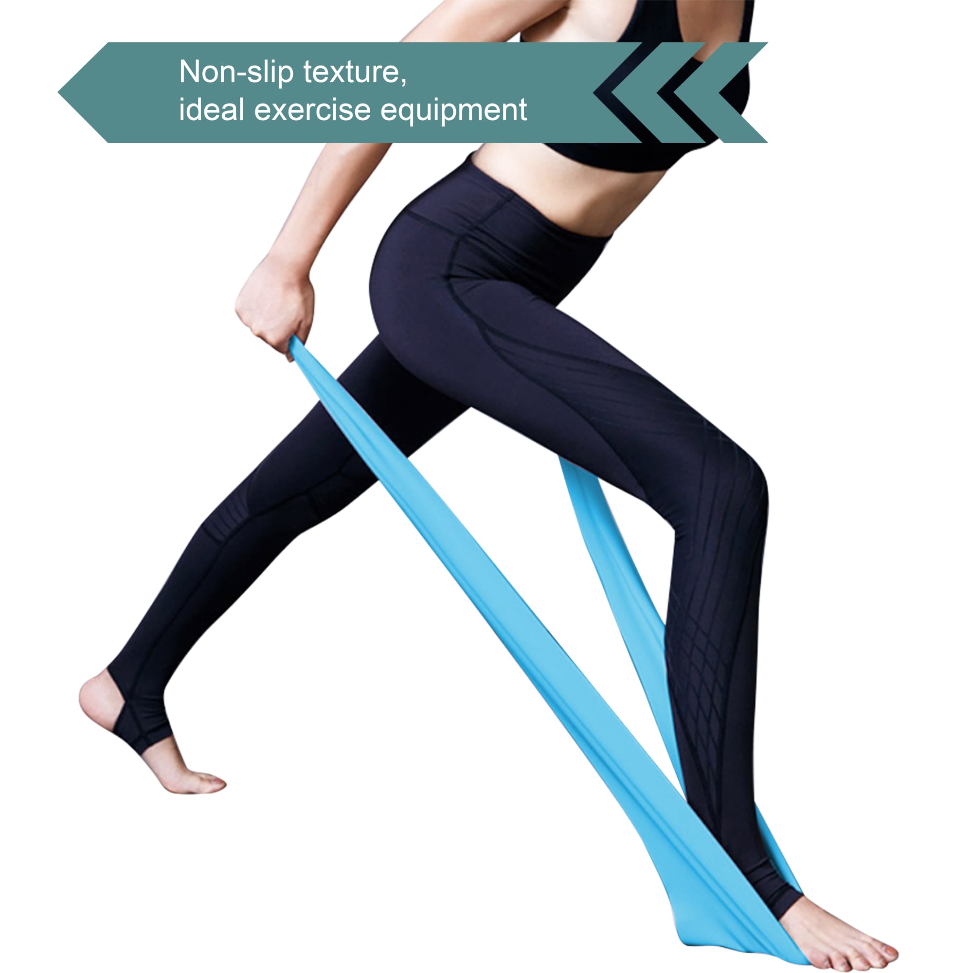 Latex Free TPE 1.5m Fitness Resistance Band - PCH052 Image 