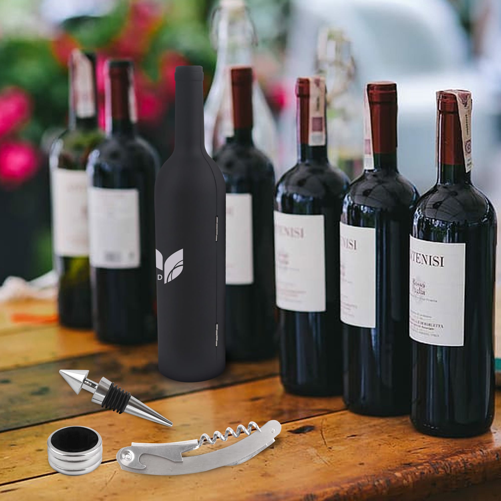 Bottle Shaped Wine Tools Set