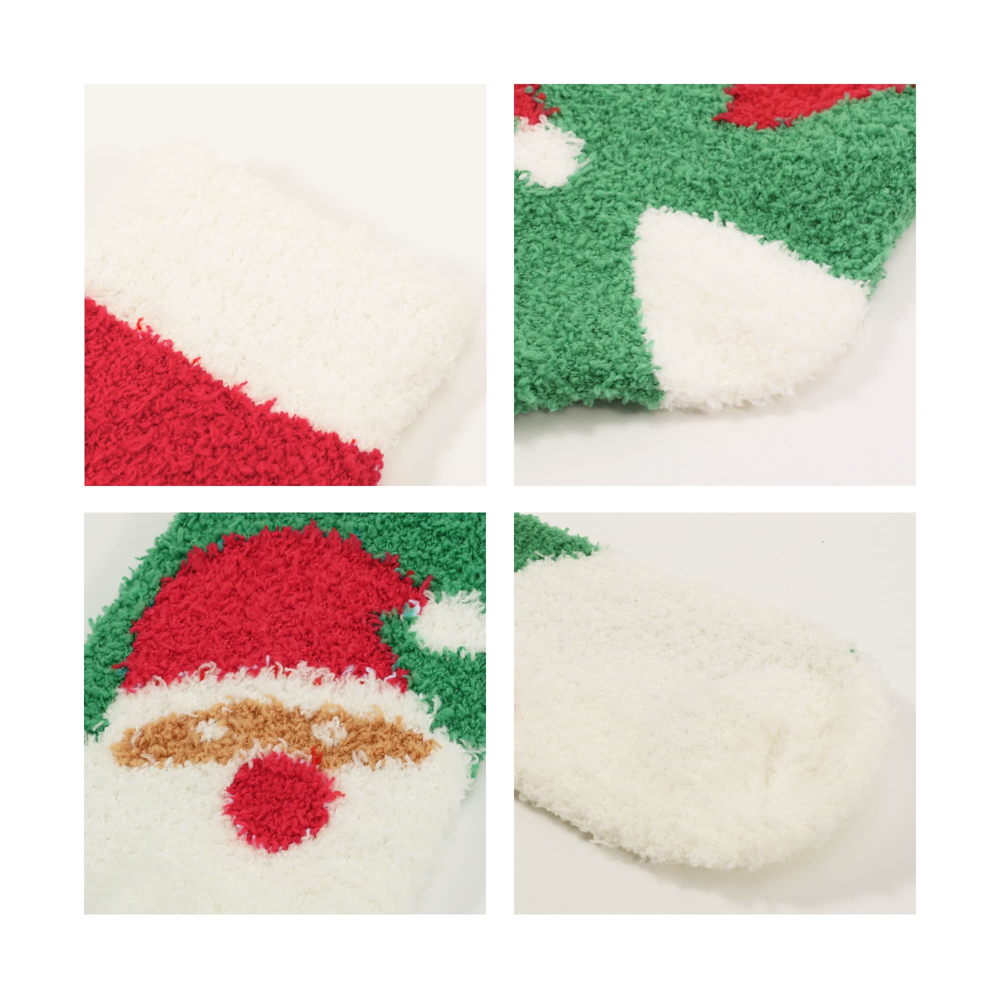 Crew Custom Pattern Coral Fleece Socks