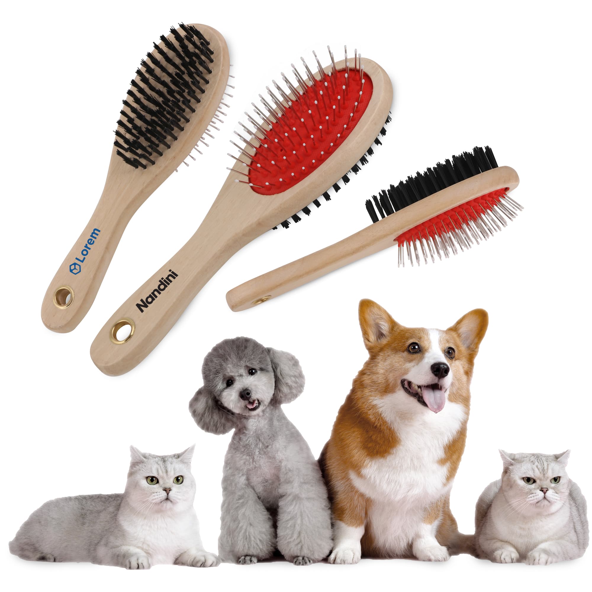 Pin and Bristle Pet Brush - PCH340 Image 