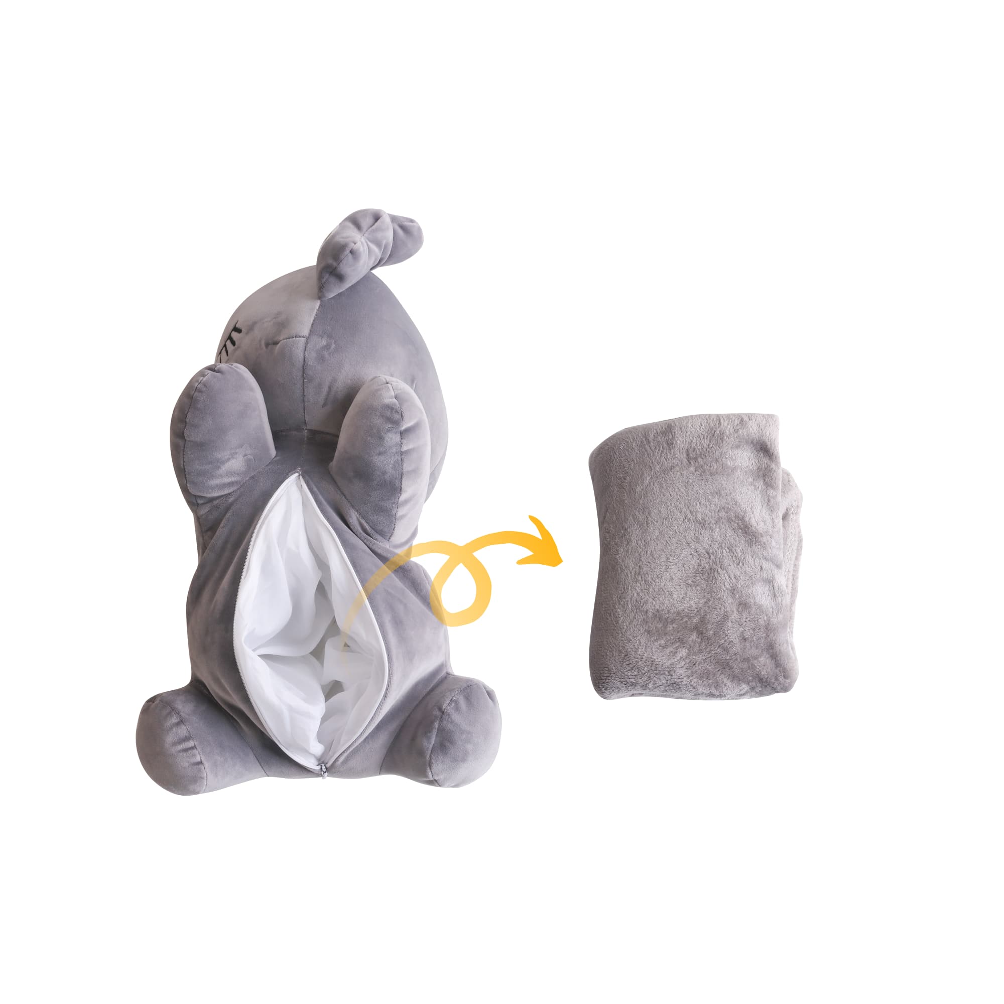 Animal Plush Toy with Blanket - PCPT186 Image 
