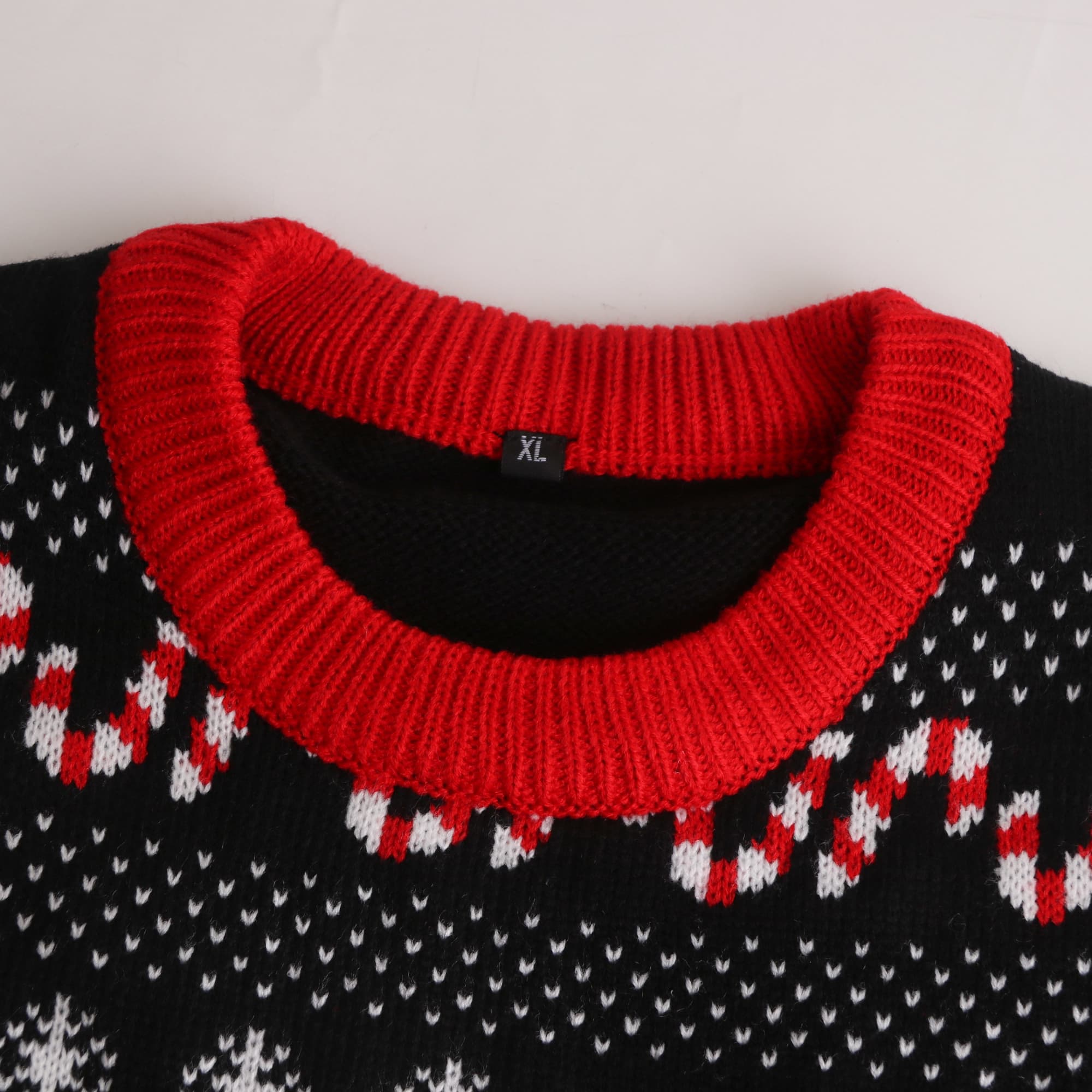 Unisex Acrylic Jacquard Christmas Jumper with Cute Dinosaur - PCC523 Image