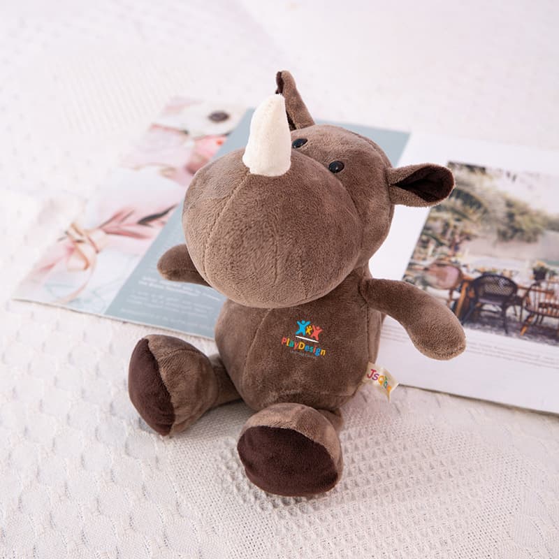 Rhinoceros Plush Toy - PCPT040 Image 
