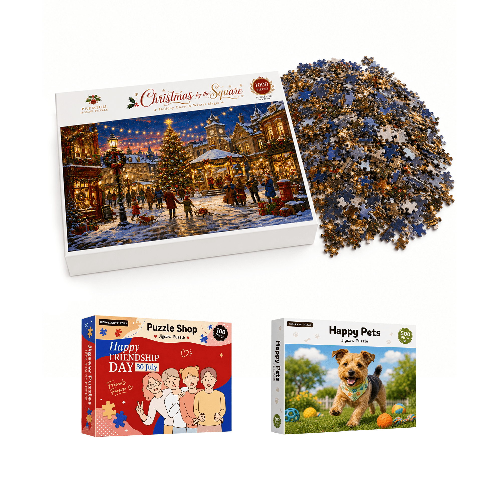 Custom Gift Box Jigsaw Puzzle