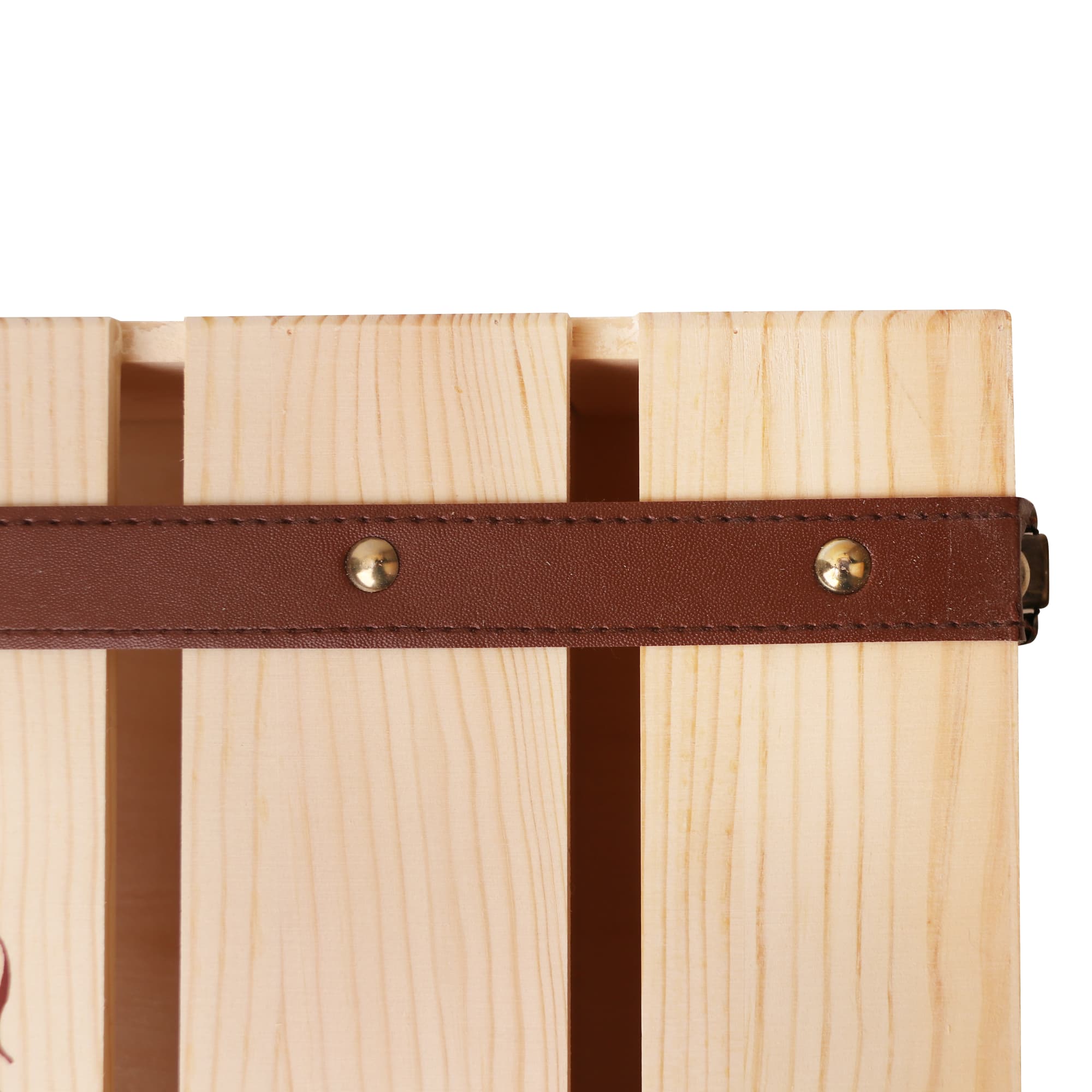 Four Bottle Wooden Wine Box - PCPB570 Image 