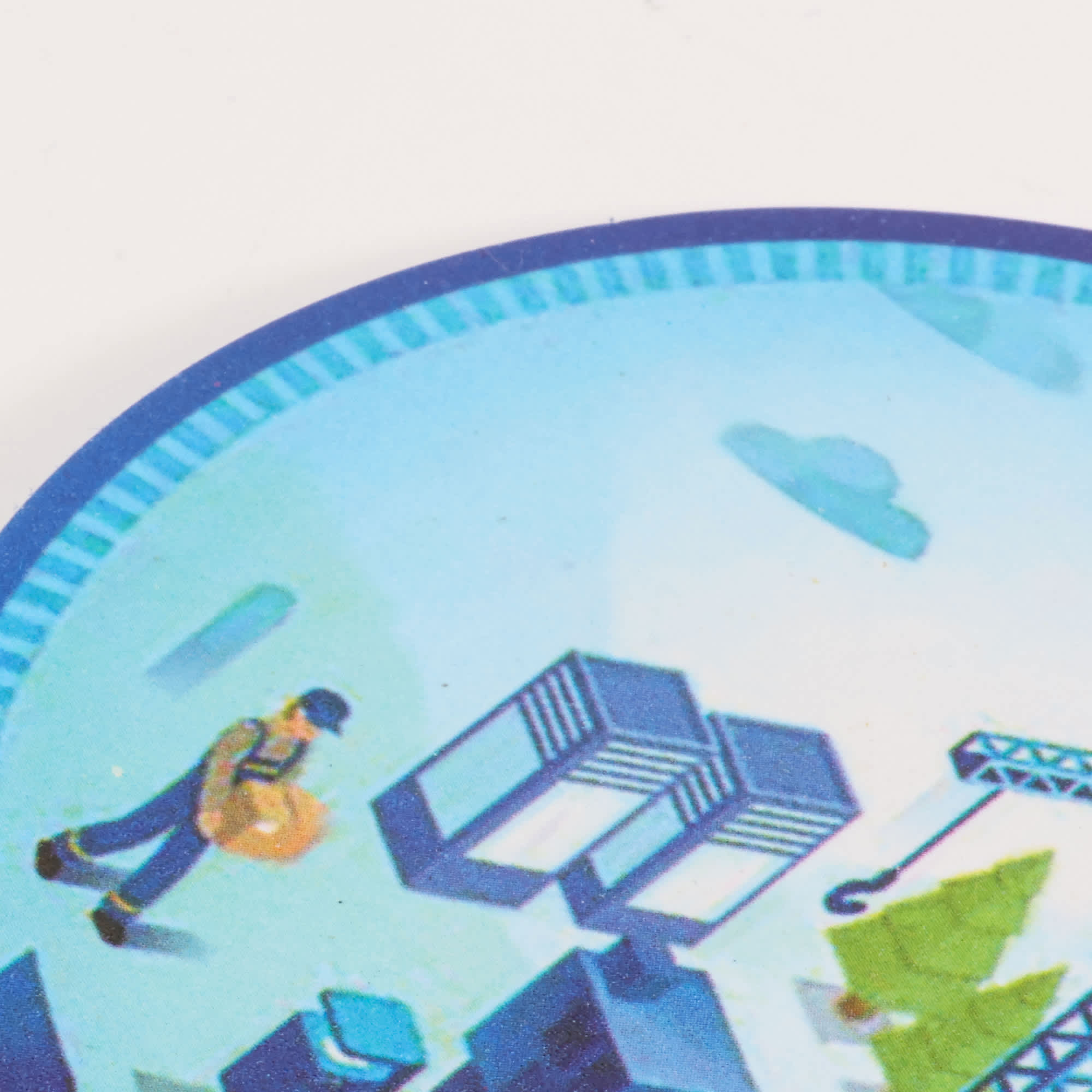 Seven-pieces Plastic Hand Fan