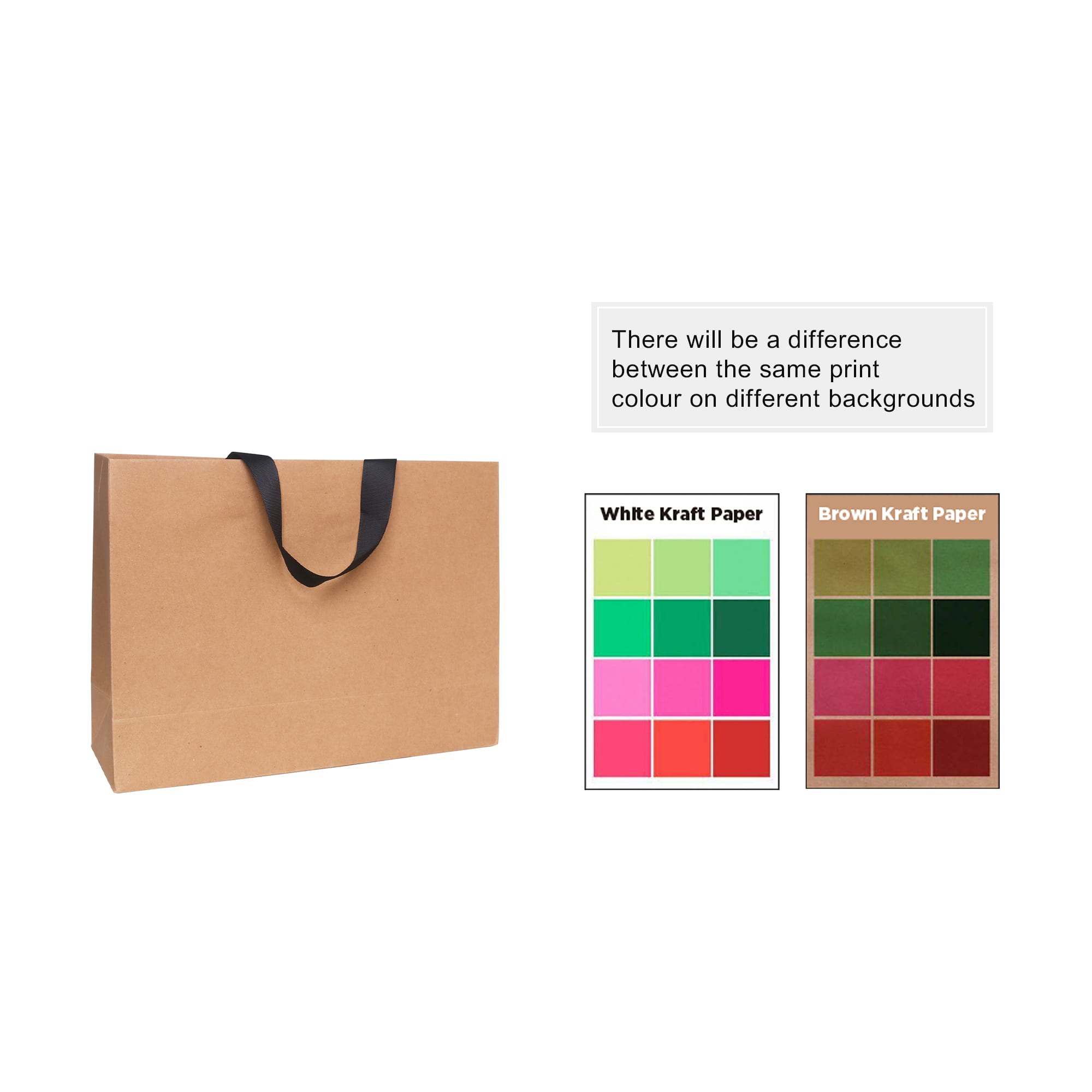Large Paper Bag with Flat Handle(380 x 270 x 120mm)