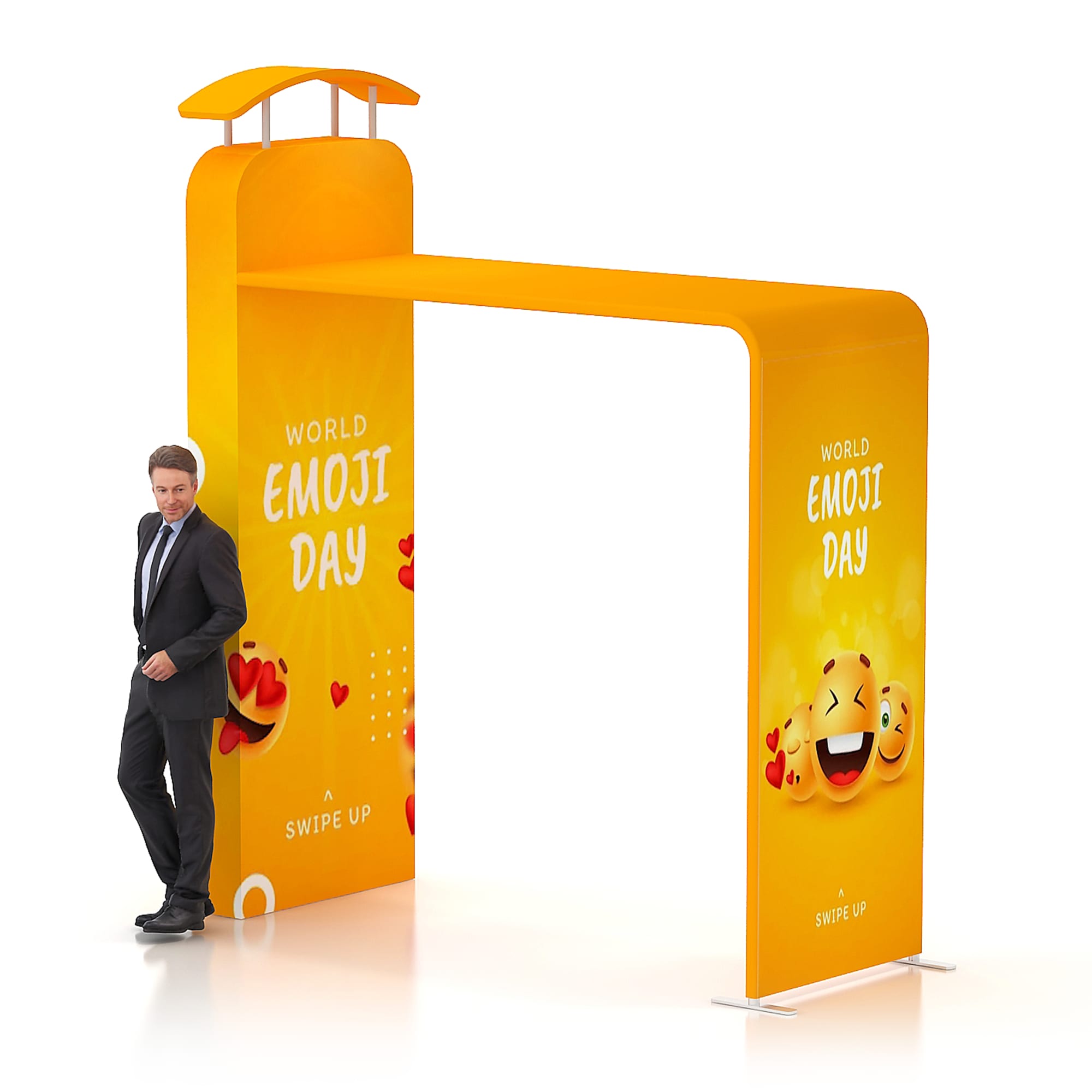 Square Shape Tension Fabric Arch - POS445B Image 