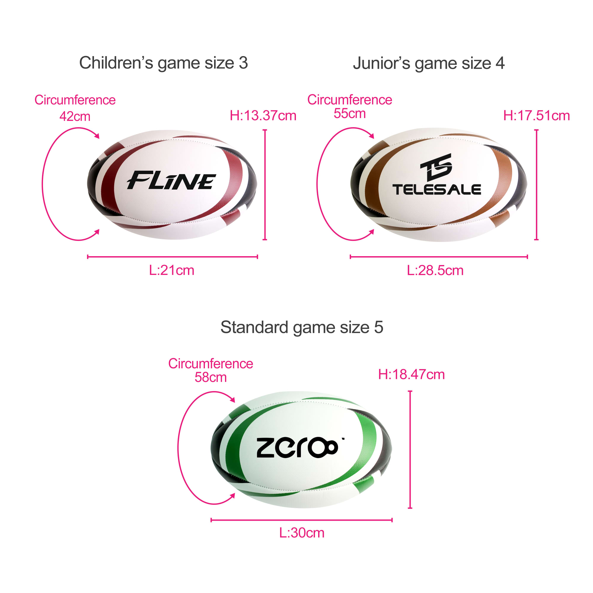 Promotional Rugby Ball - PCH557 Image 