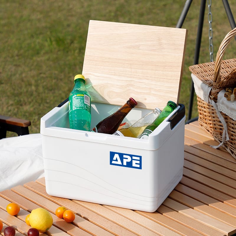 11L Wooden Lid Cooler Box - PCH635 Image