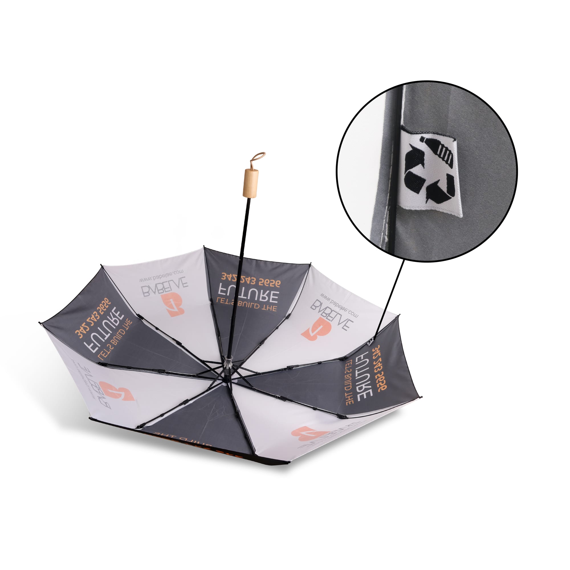 Regular Triple folding RPET umbrella - PCH912 Image