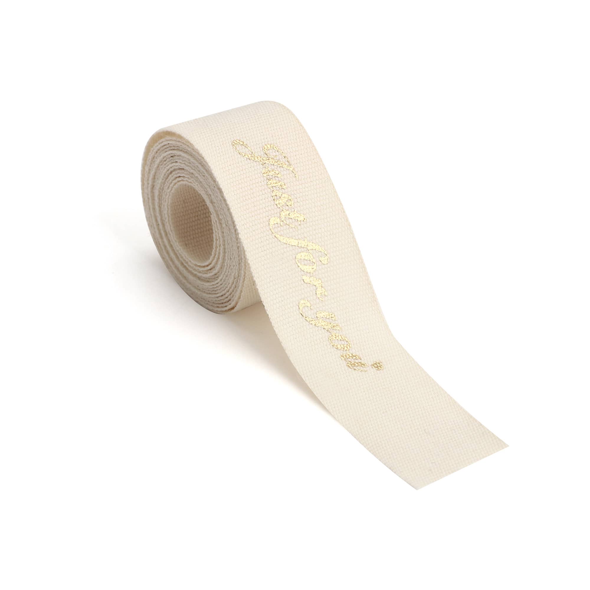Alternative view of 16mm Hot Stamping Cotton Ribbon