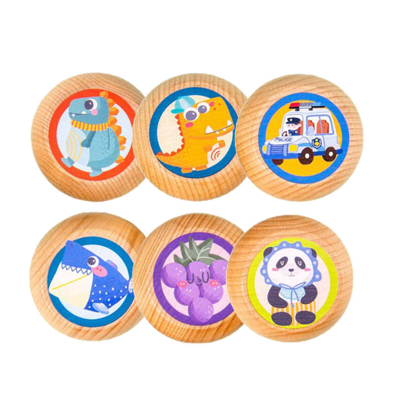 Wooden Cartoon Yoyo Ball - PCH518 Image 