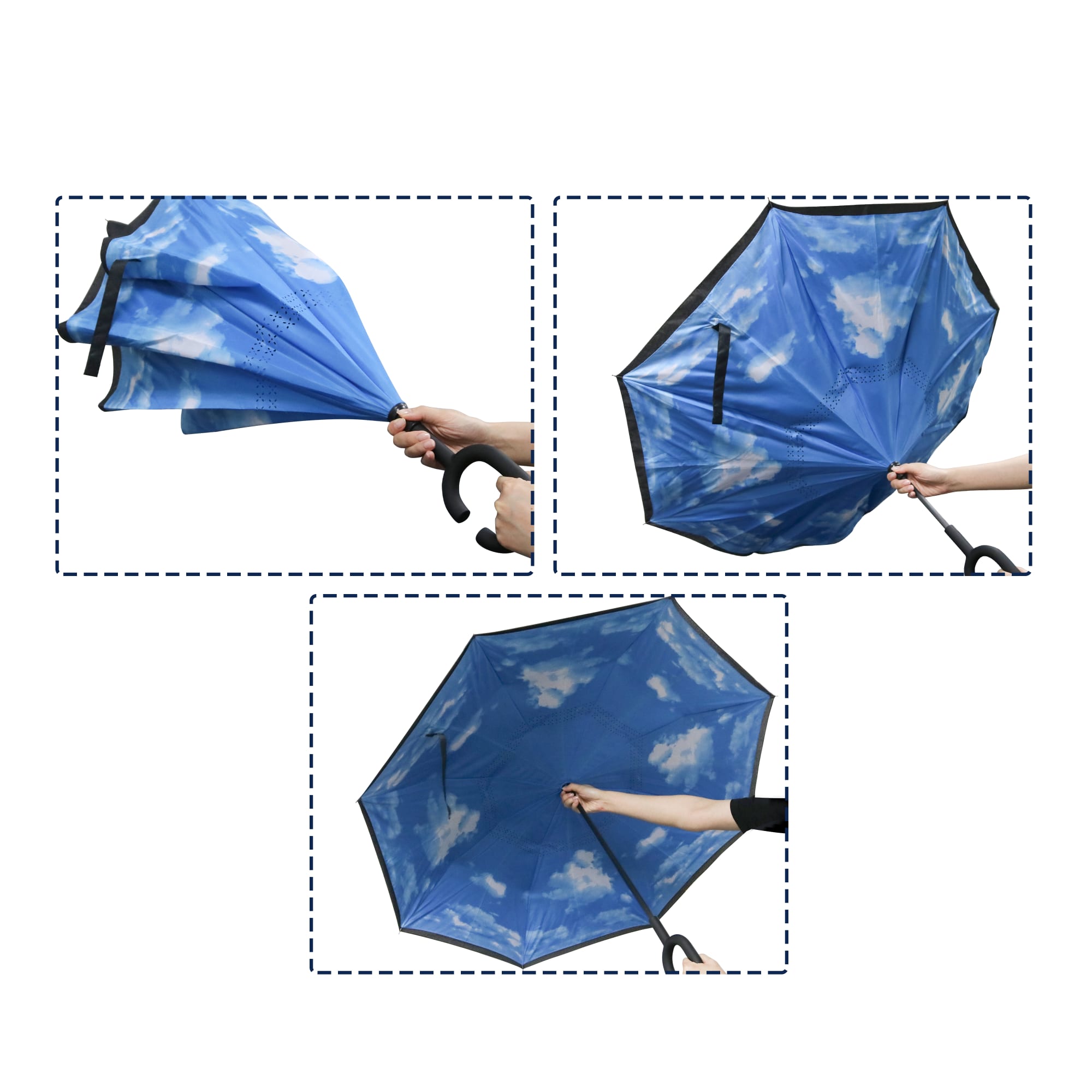 Reversible Folding Umbrella - PCH775 Image 