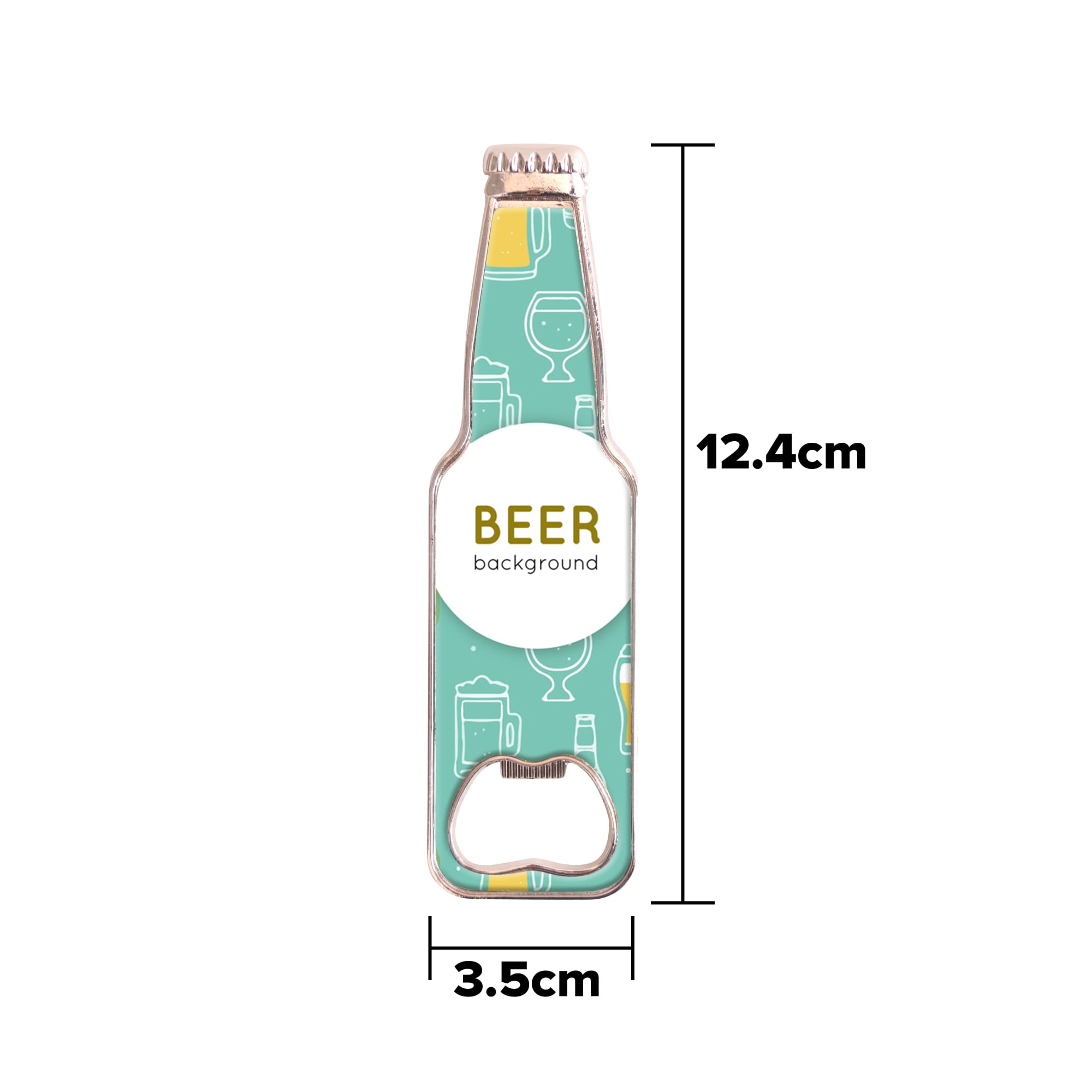 Bottle Shaped Opener Fridge Magnet - PCH659 Image 