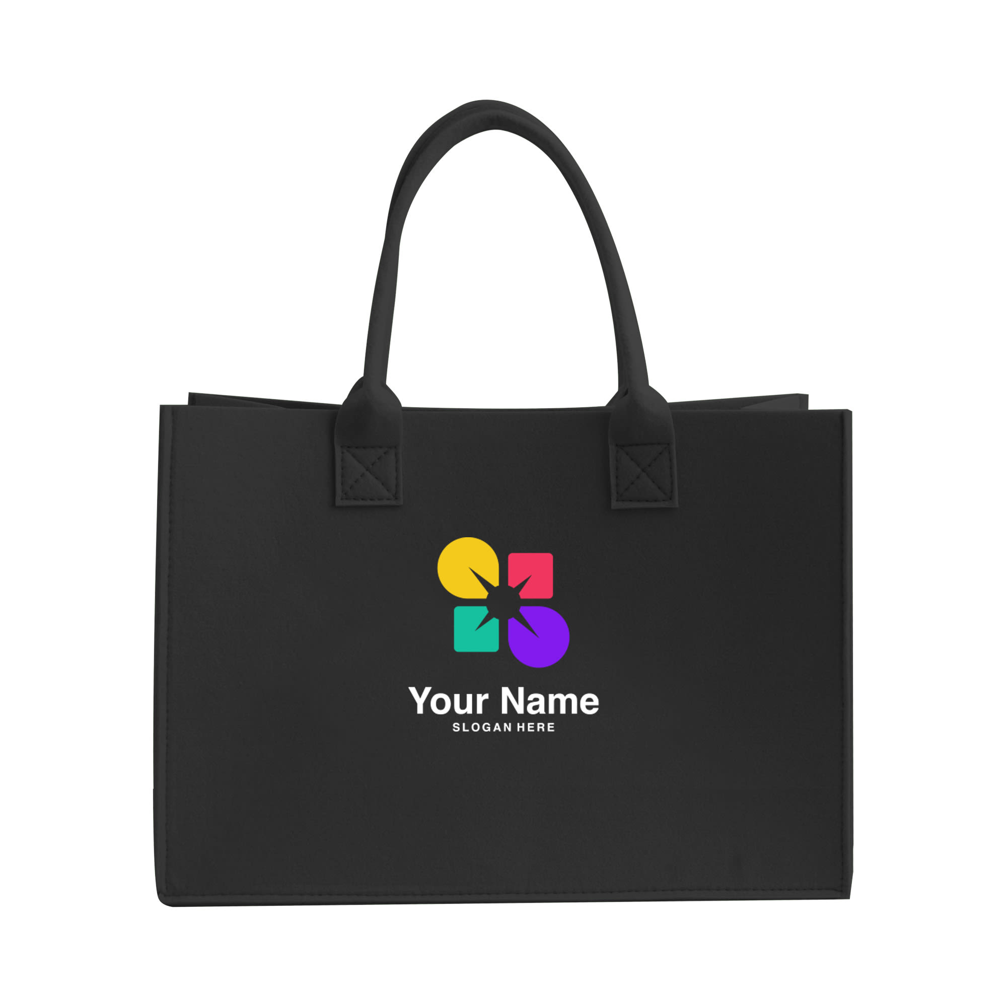 Alternative view of RPET Customizable Felt Tote Bag