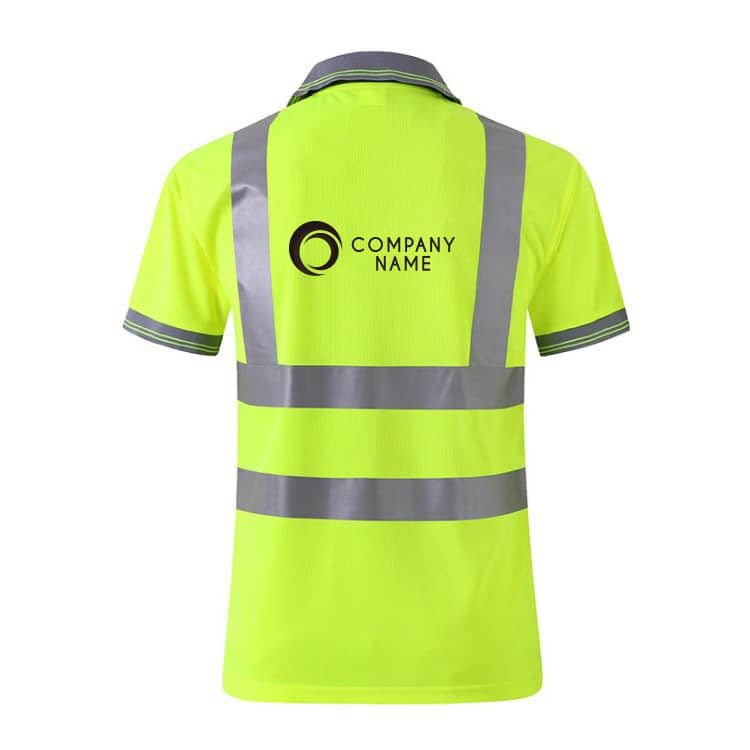 Unisex Polyester Hi-Vis Reflective S/S Polo - PCCH043 Image