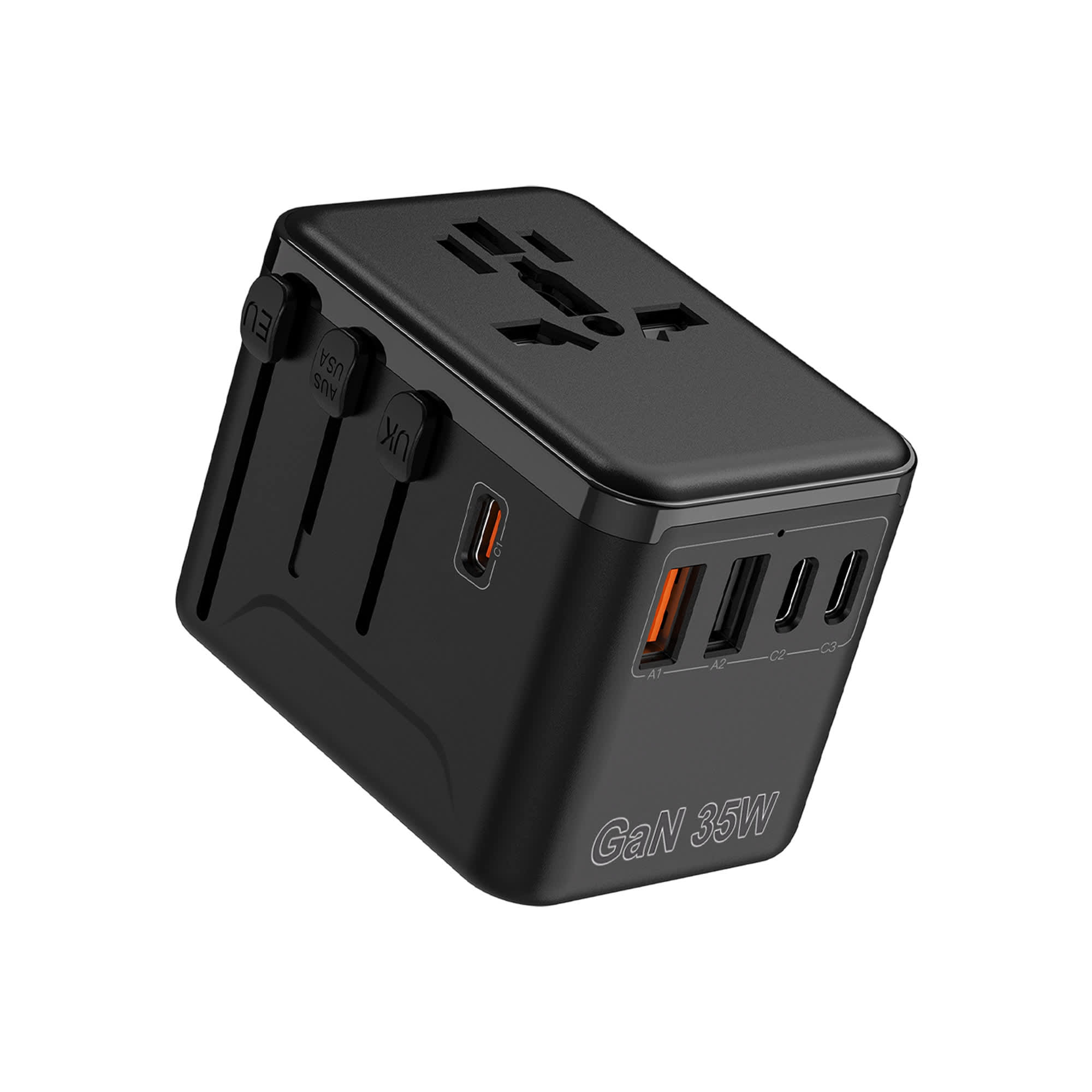 Alternative view of 35W GaN Universal Travel Adapter (3C2A)