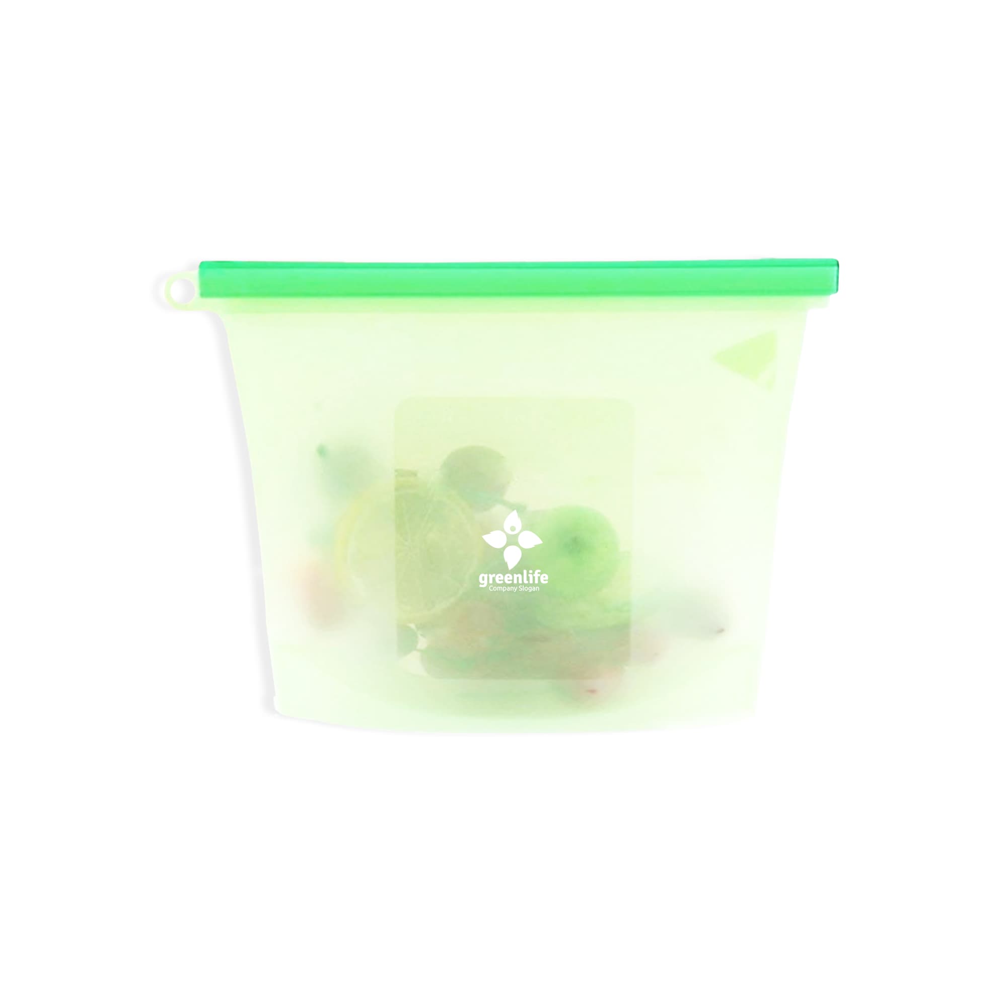 Alternative view of Silicone Reusable Storage Pouch - 1000ML
