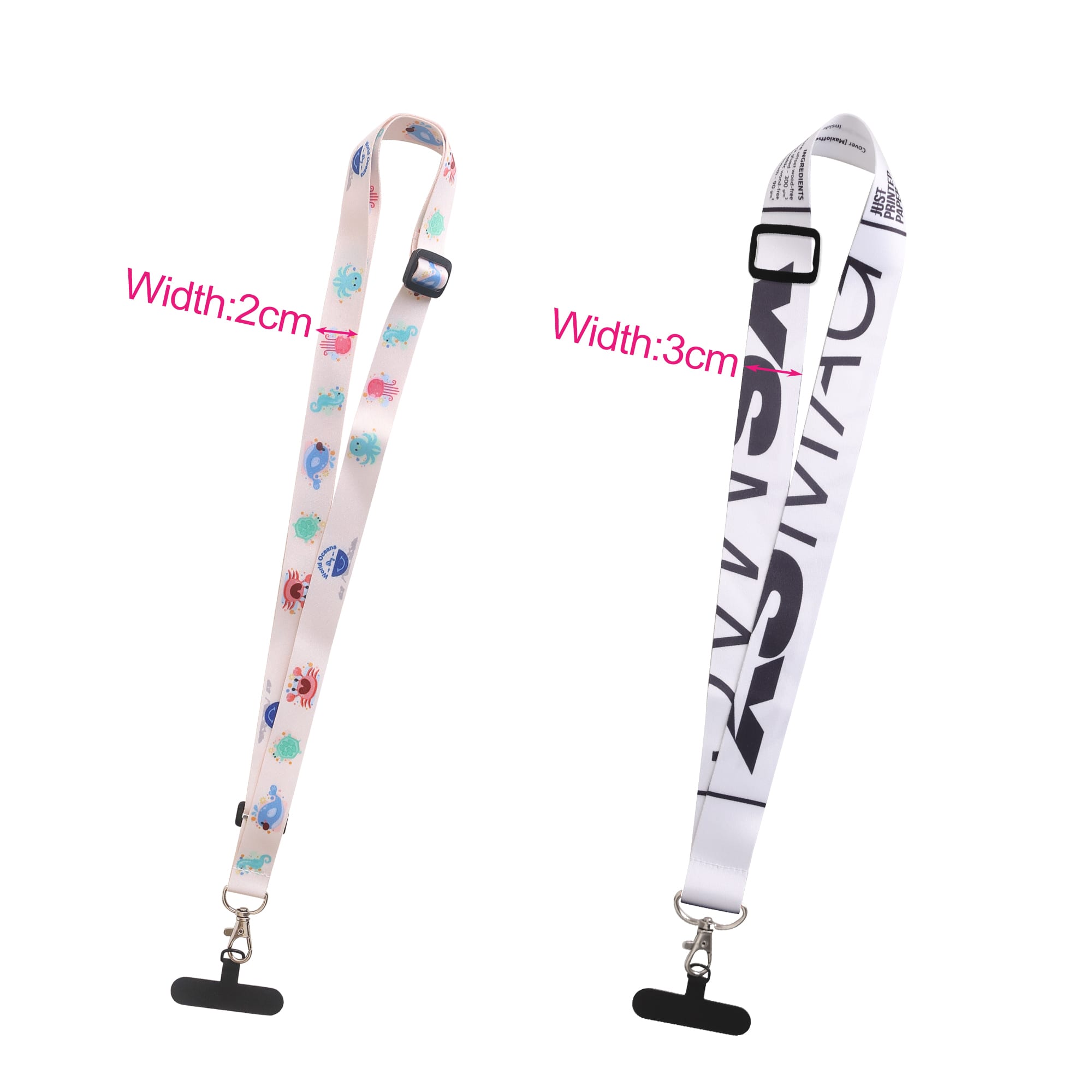 Alternative view of Adjustable RPET Phone Lanyard