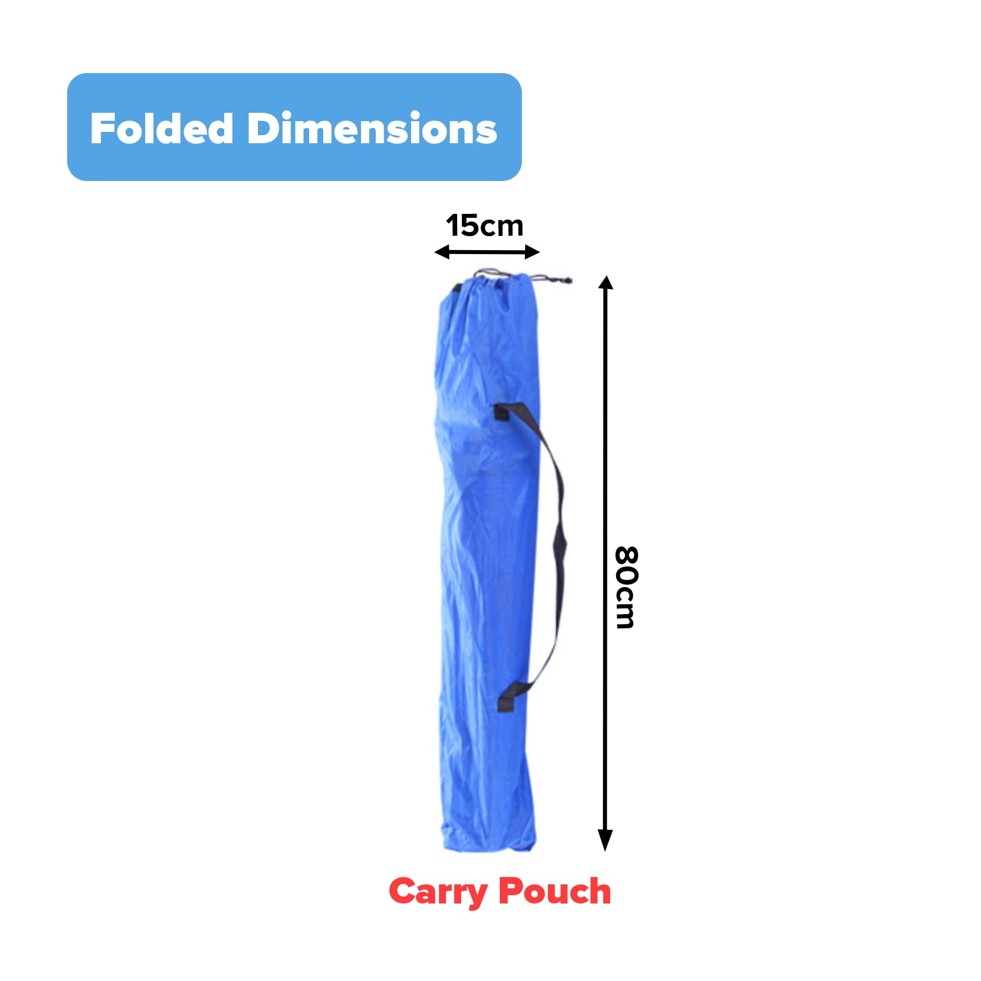 Medium Foldable Portable Camping Chair - PCH325 Image 