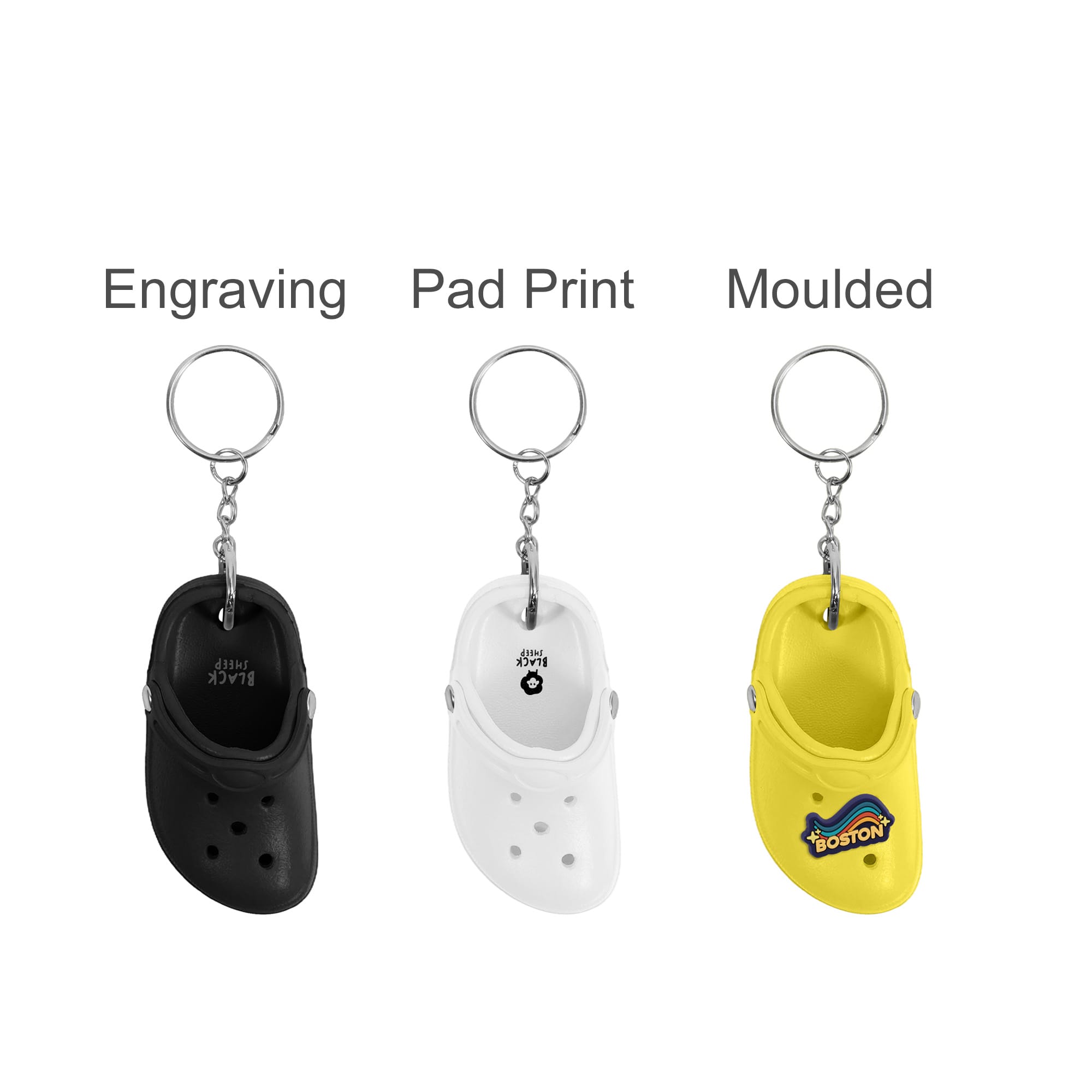 Clog Shoe Keyring