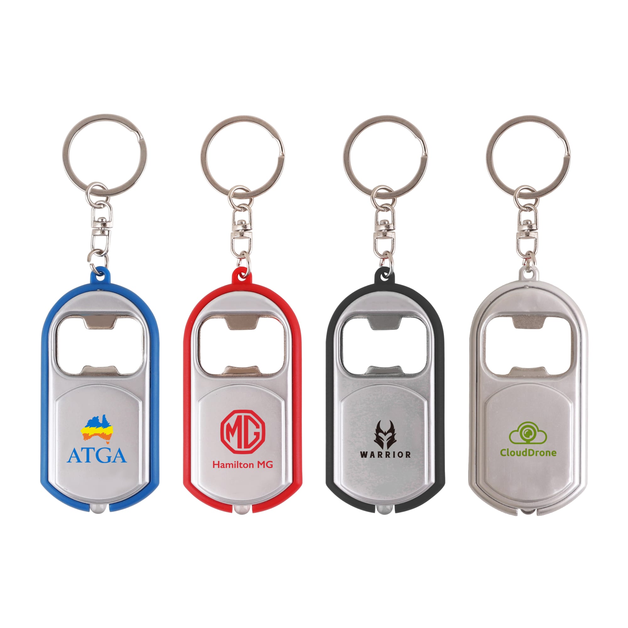 LED Keyring with Bottle Opener