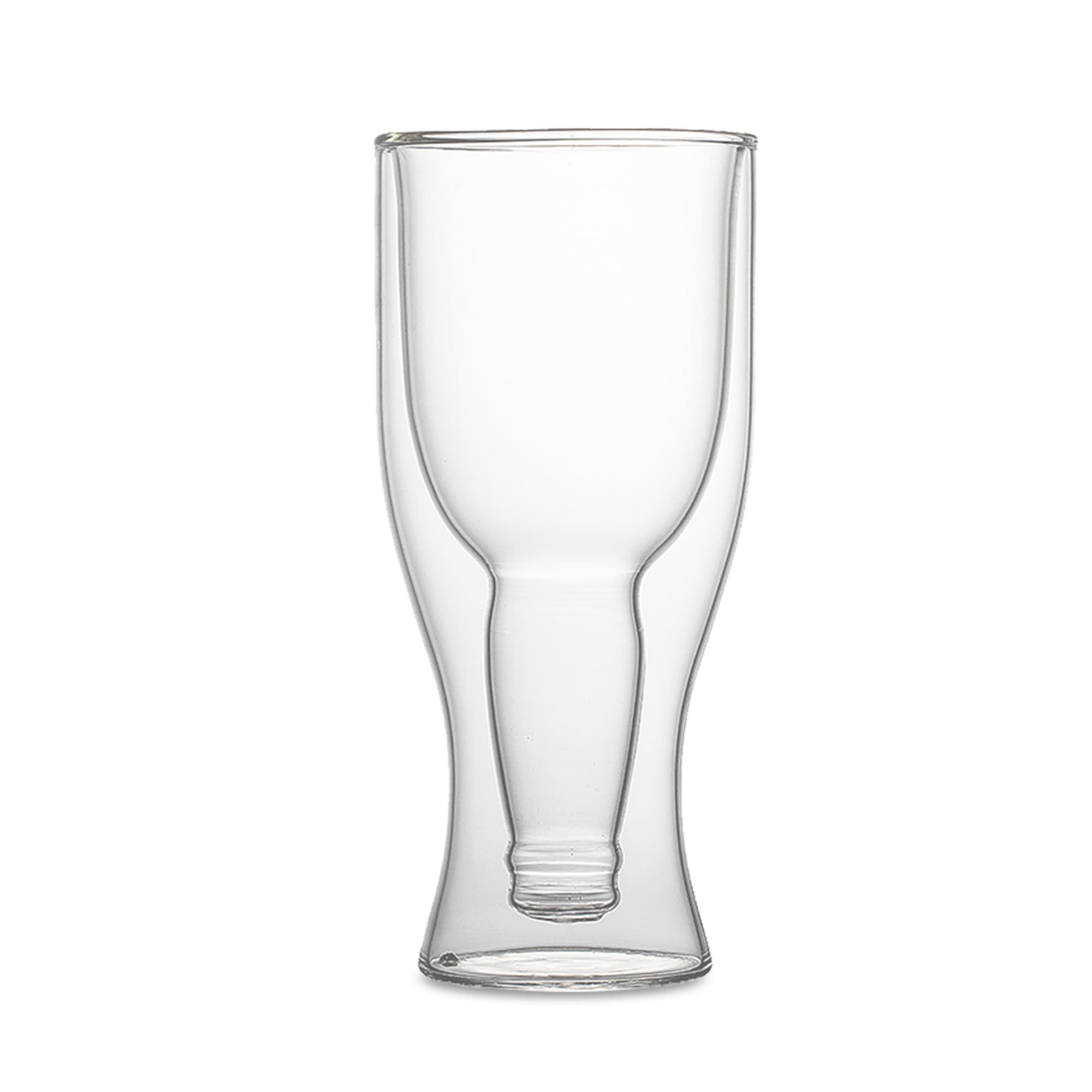 Alternative view of Beer Bottle Double Wall Glass