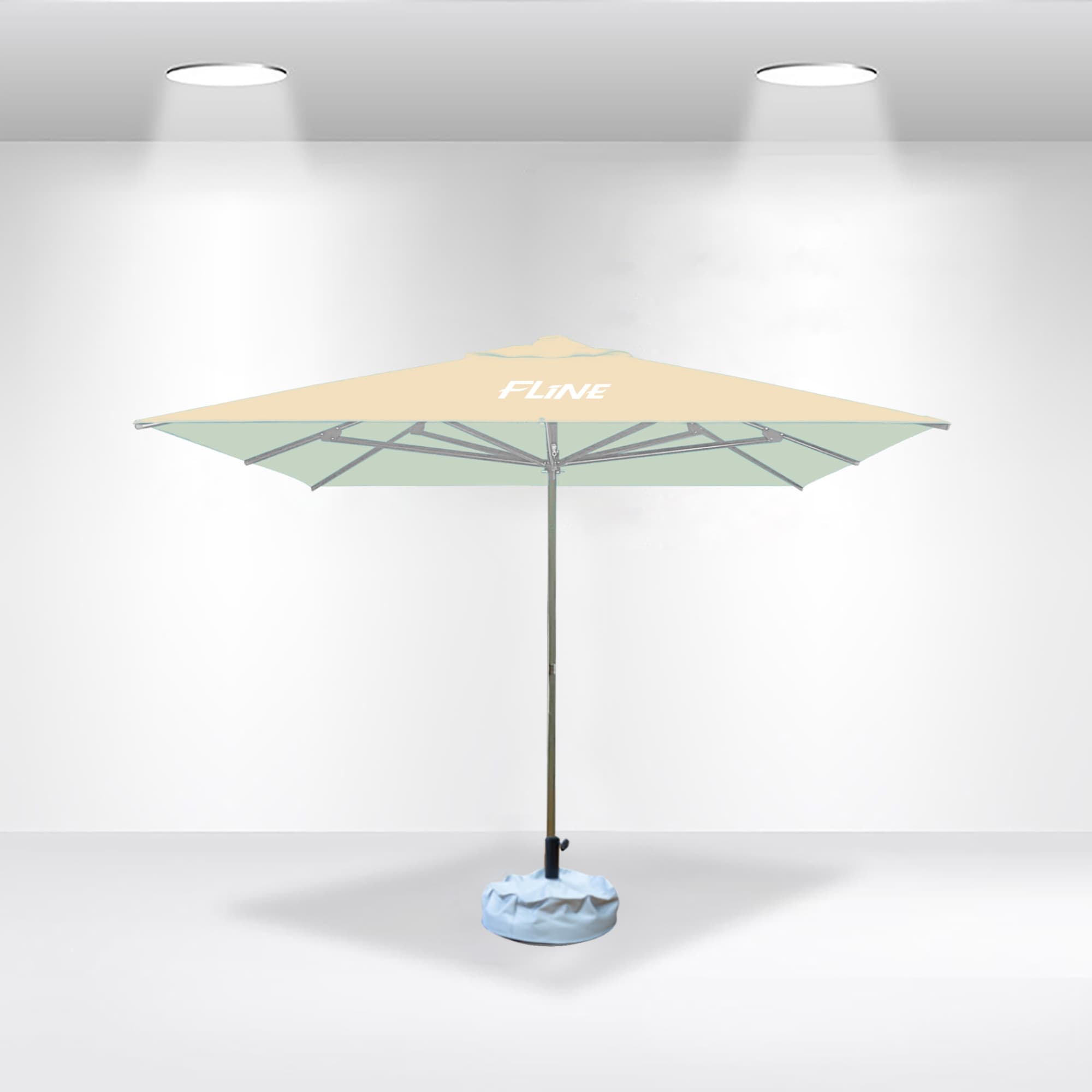 Alternative view of 2x2m Square Stock Colour Commercial Market Umbrella