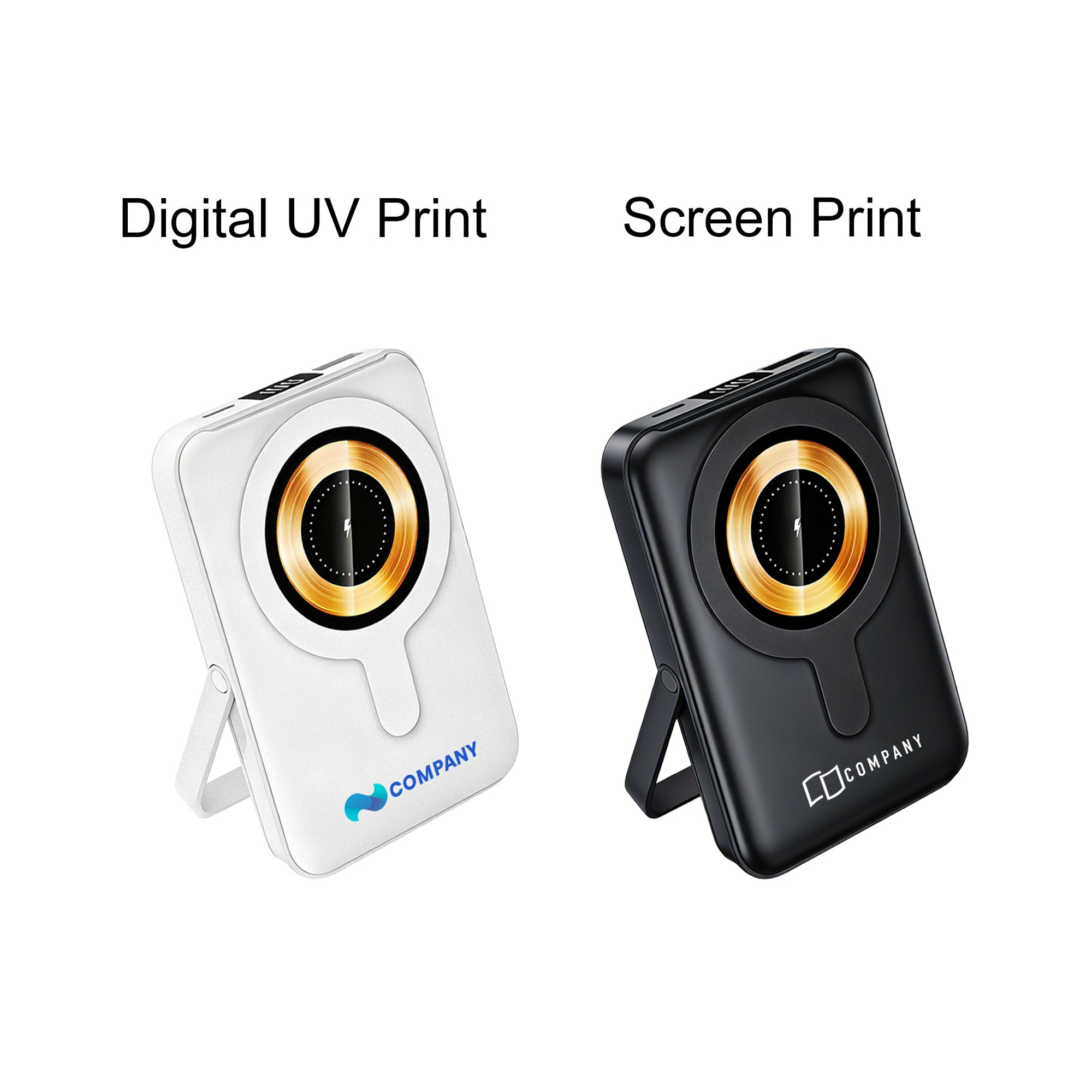 10000mAh Magnetic Wireless  Power Bank with Phone Stand