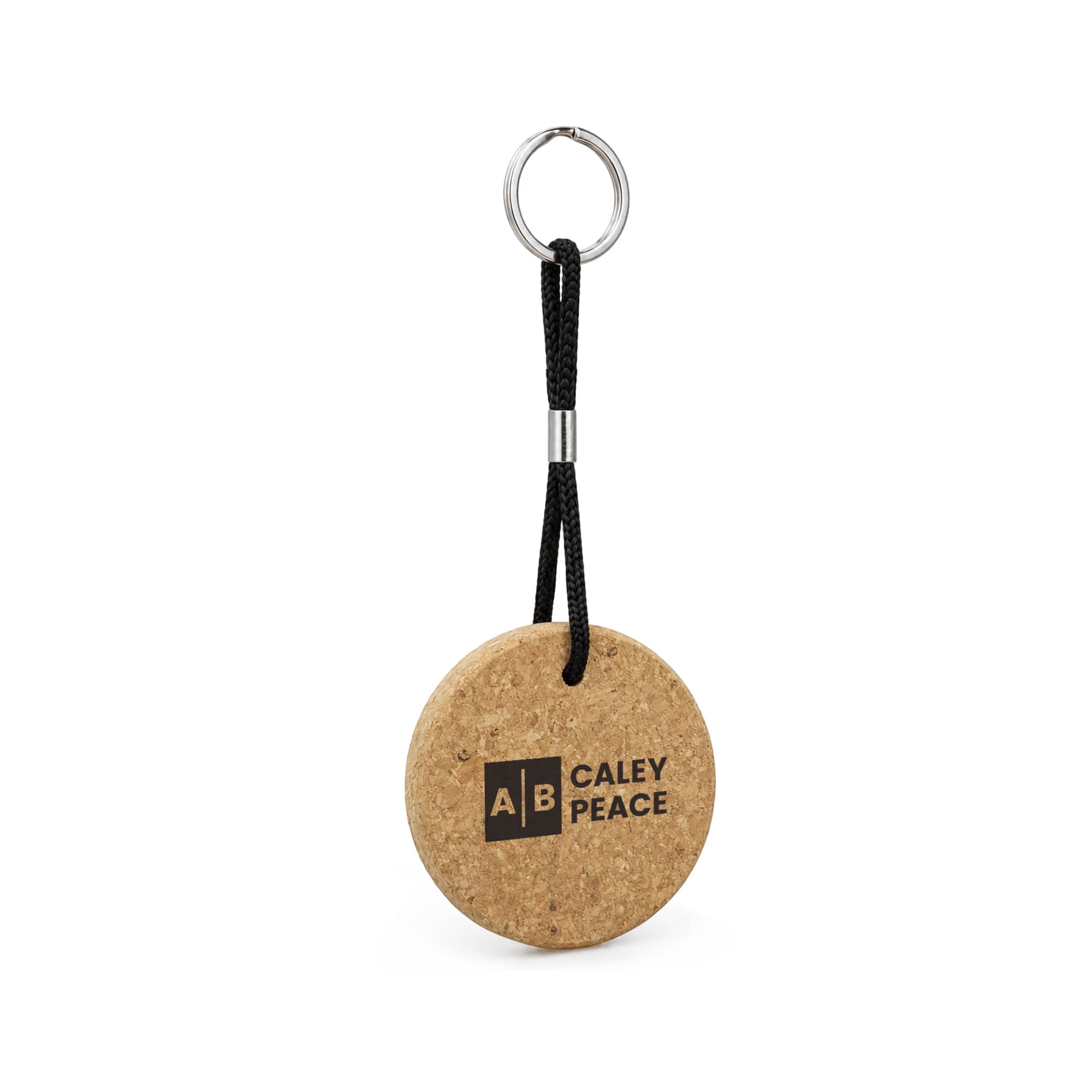 Round Cork Keyring