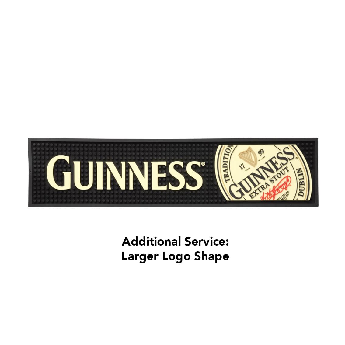 Moulded PVC Bar Runner - PCH140 Image 